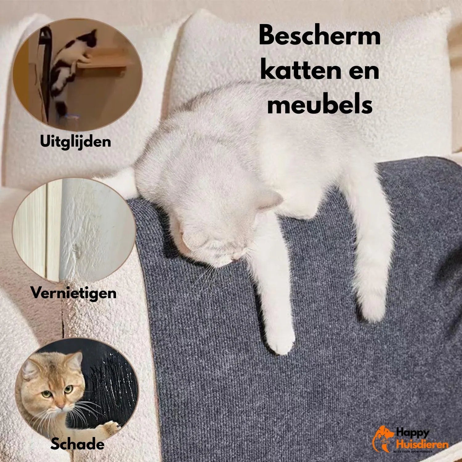 ClawGuard - Meubelbescherming zelfklevende krabmat