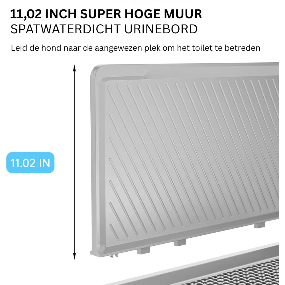 CleanPaw PottyTray | Hygiënisch Hondentoilet met Antislip en Spatbescherming