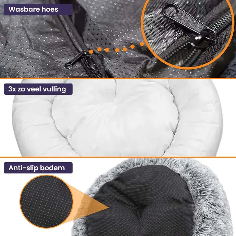 ZenNest | Cloud 9 Luxe anti-stress hondenmand