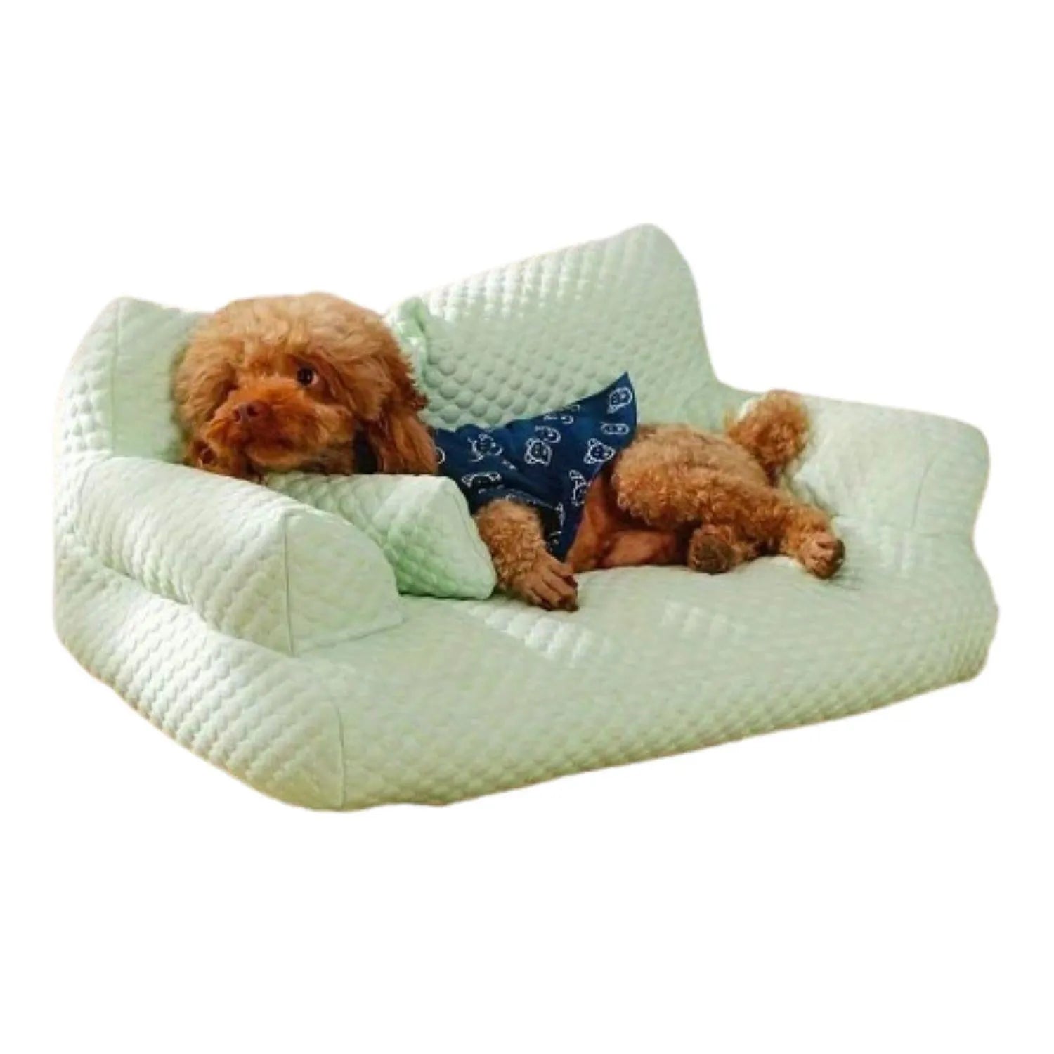 CoolRest Bed | Verkoelend hondenbed van ijszijde met antislipbodem & rugsteun