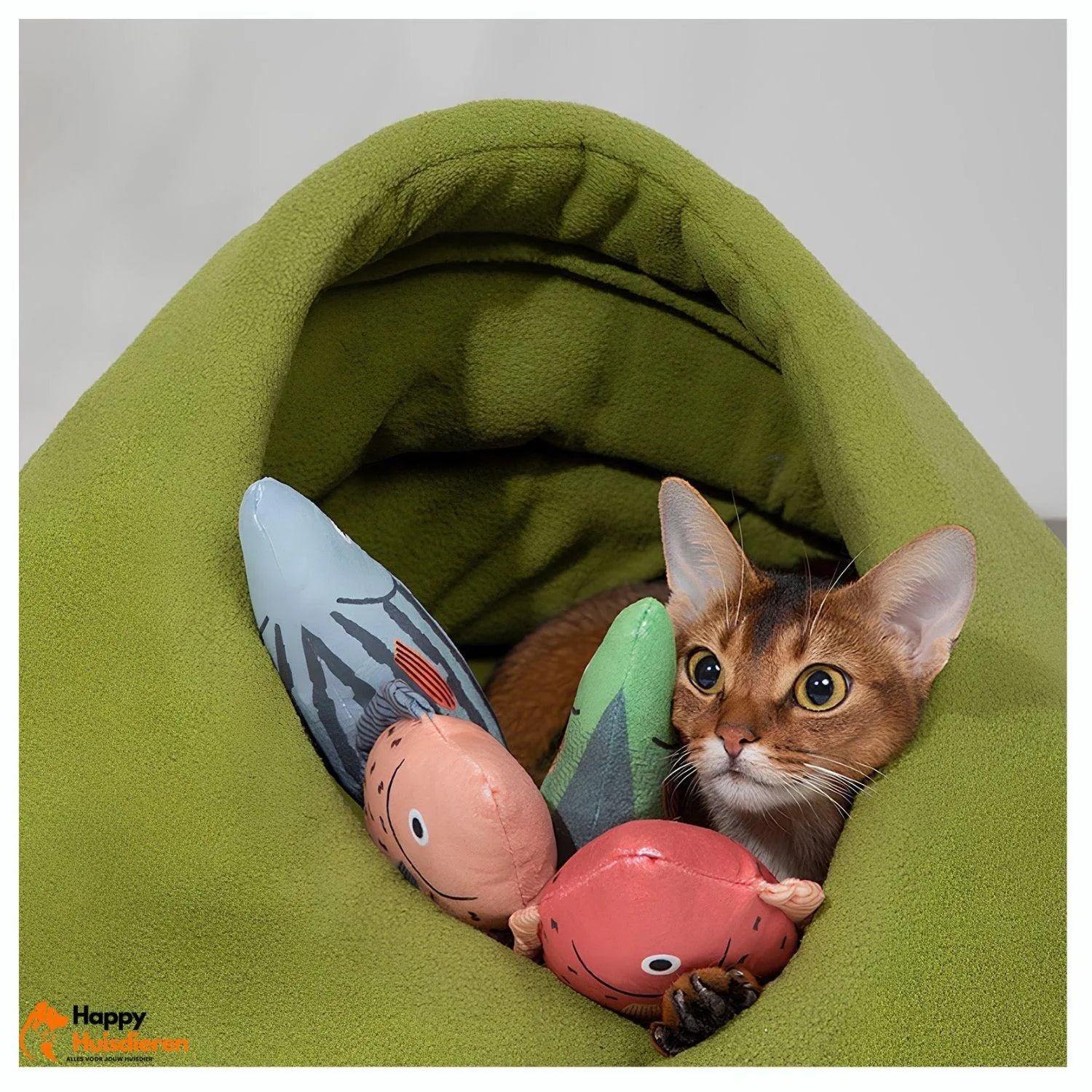 CosyTail Nest | Knusse Pet Grot met Zachte Fleecevoering