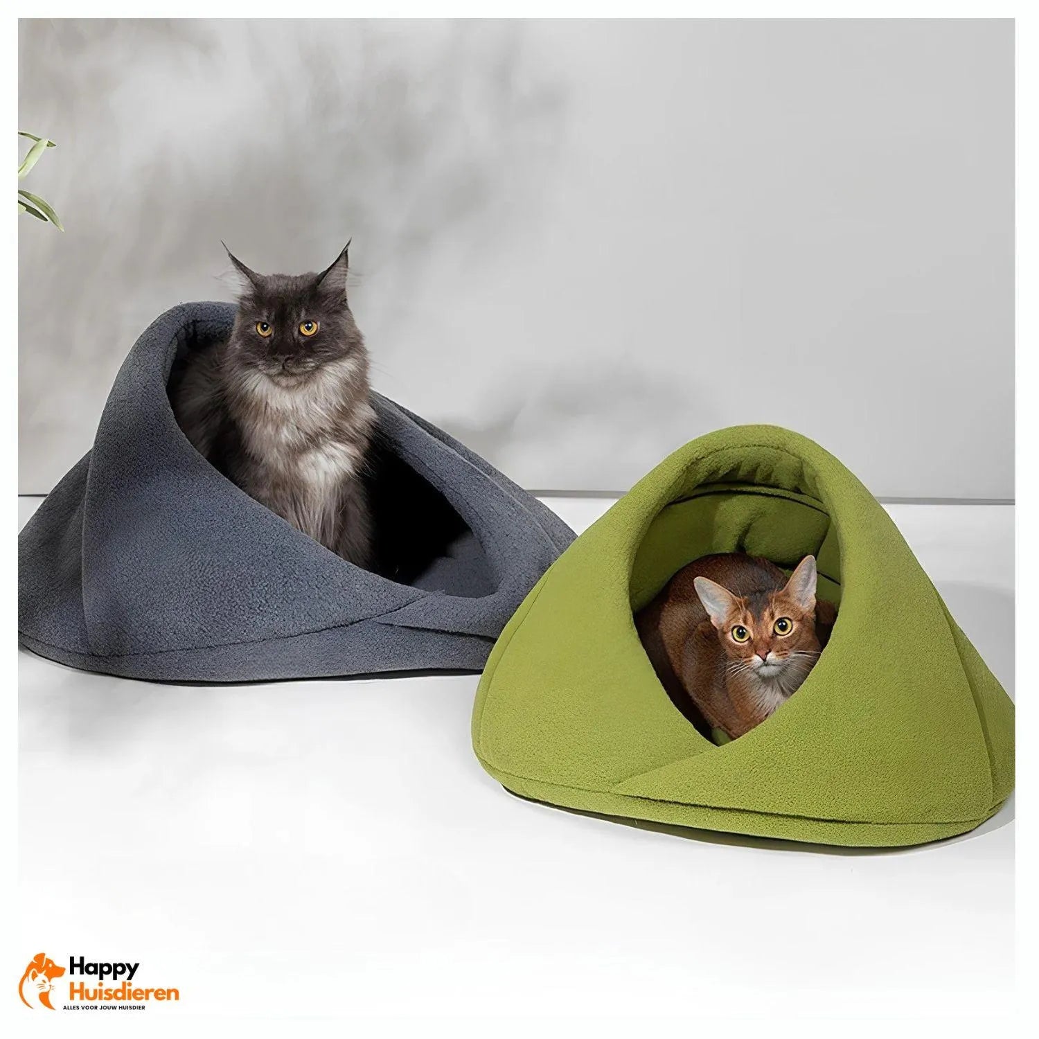 CosyTail Nest | Knusse Pet Grot met Zachte Fleecevoering