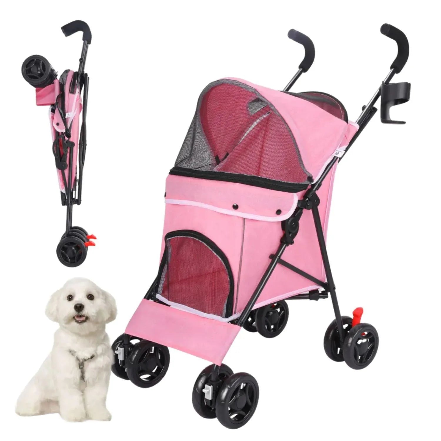 CozyMove Pet | Ruime opvouwbare kinderwagen voor comfortabele ritten