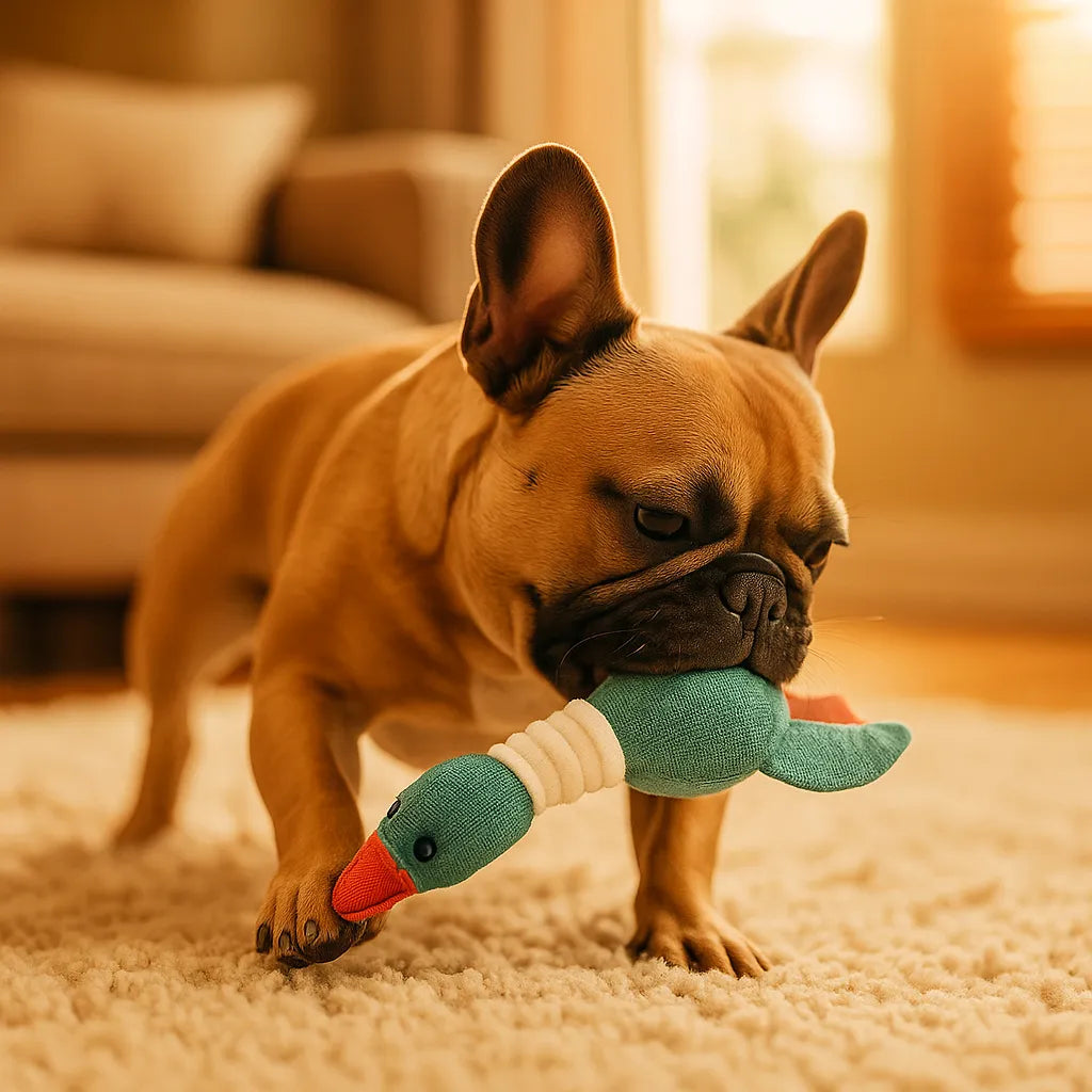 Chompster Duck | Bijtbestendig kauwspeelgoed voor actieve honden