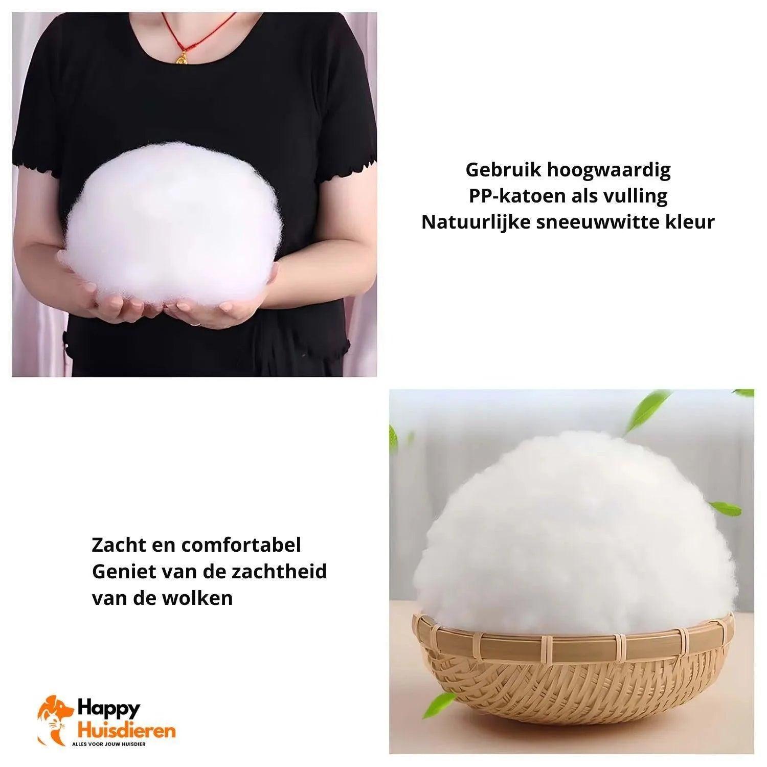 DonsDroom Nest | Grote Ovale Hondenmand voor Diepe Slaap