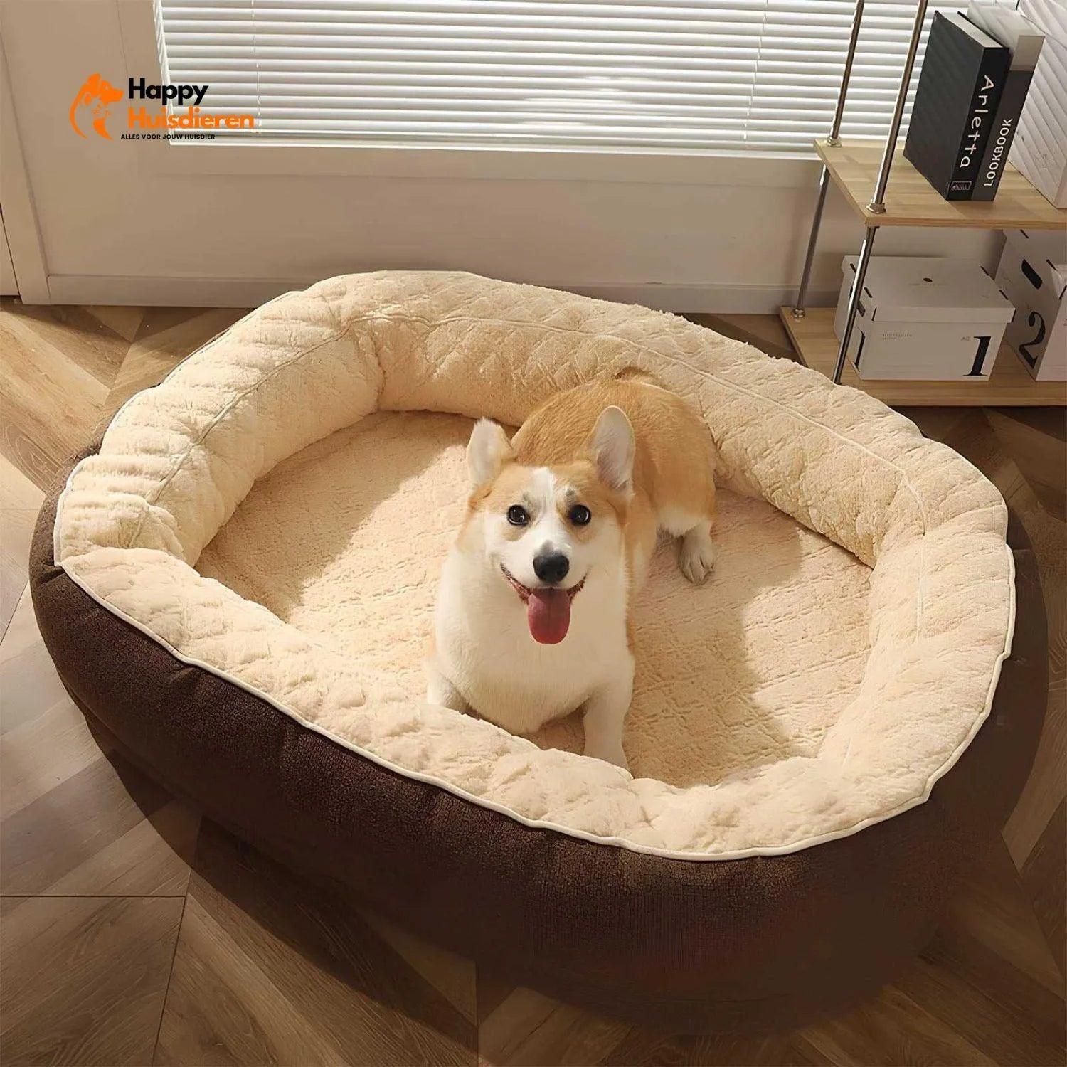 DonsDroom Nest | Grote Ovale Hondenmand voor Diepe Slaap