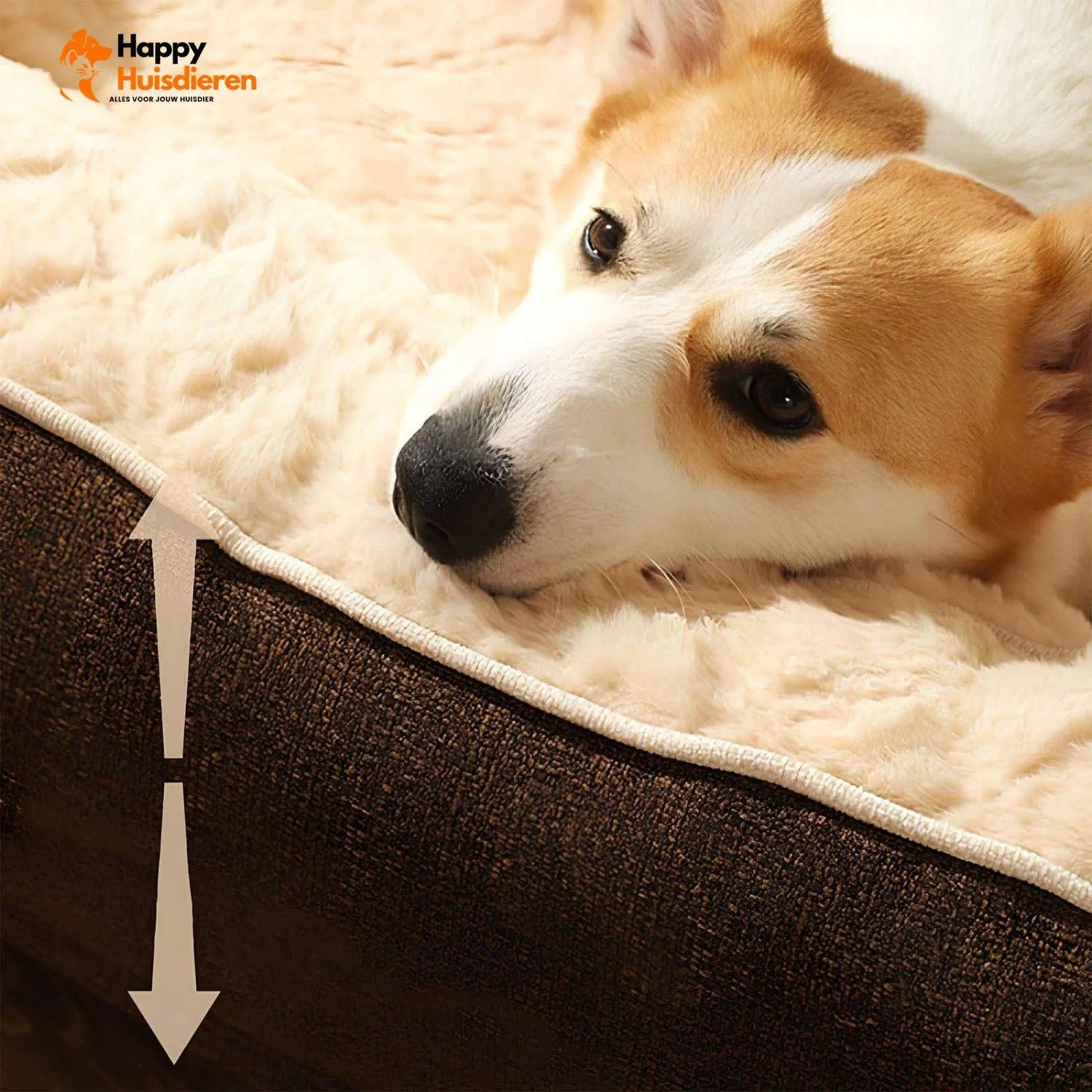 DonsDroom Nest | Grote Ovale Hondenmand voor Diepe Slaap