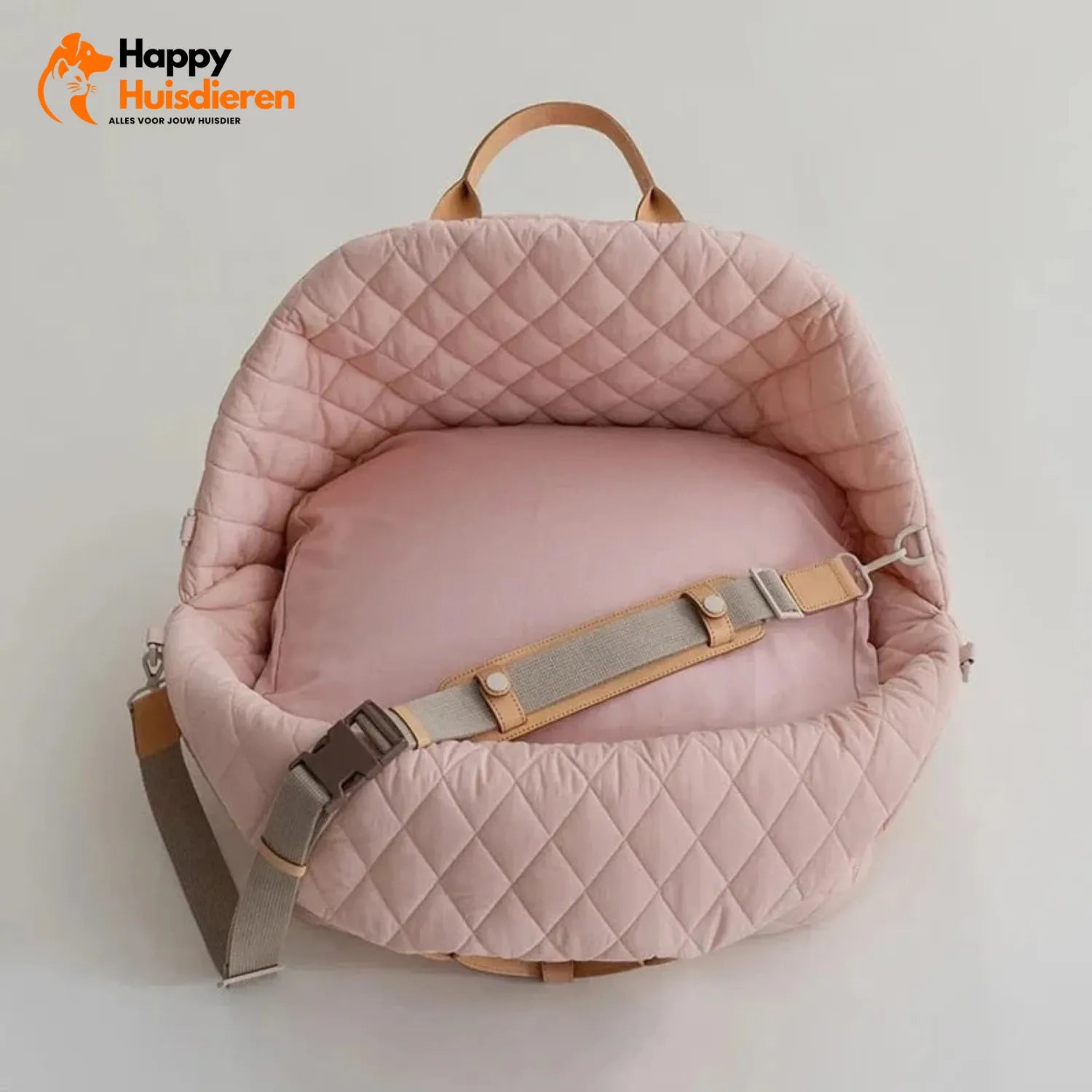 DraagtasVriend | Huisdieren Reistas Hond & Kat – Ademend mesh draagtas, lichtgewicht, opvouwbaar, wasbaar