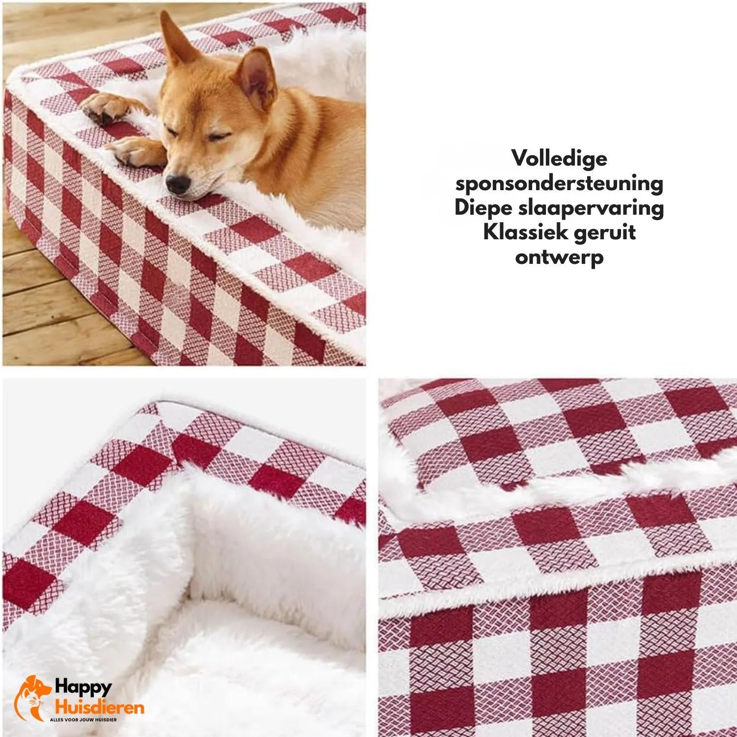 DreamyBed | Kalmerend Hondenbed – Zacht, Wasbaar & Stressverlagend