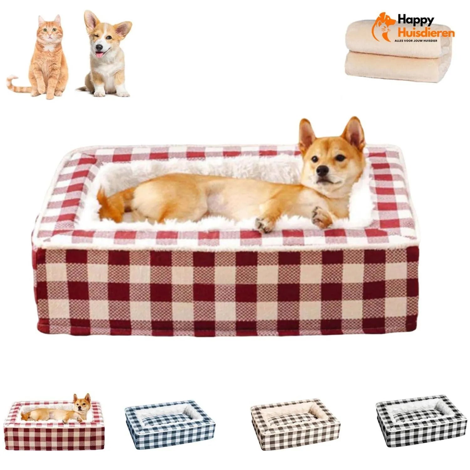 DreamyBed | Kalmerend Hondenbed – Zacht, Wasbaar & Stressverlagend