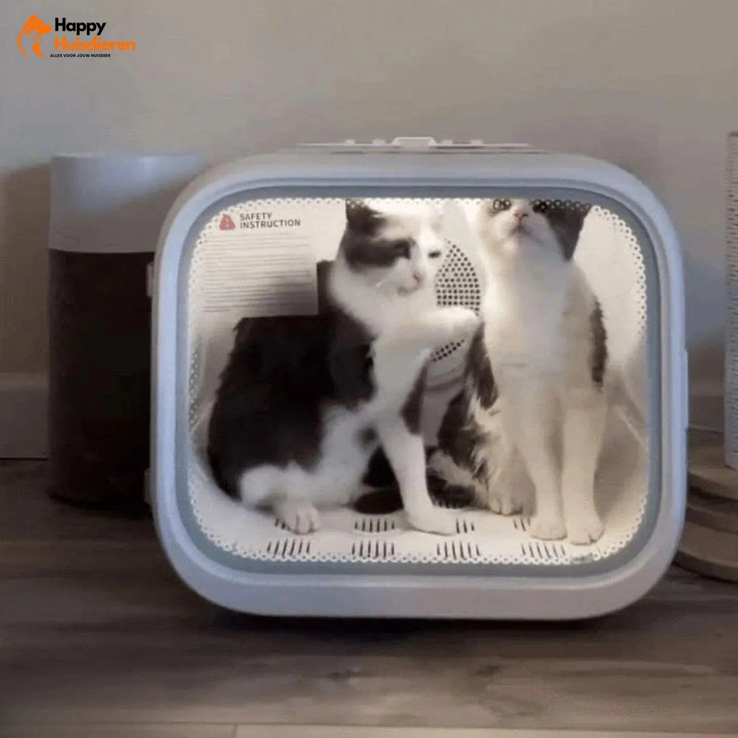 DryHaven | Stille Huisdierendroger met 360° Luchtstroom & Veilig Warmtebeheer