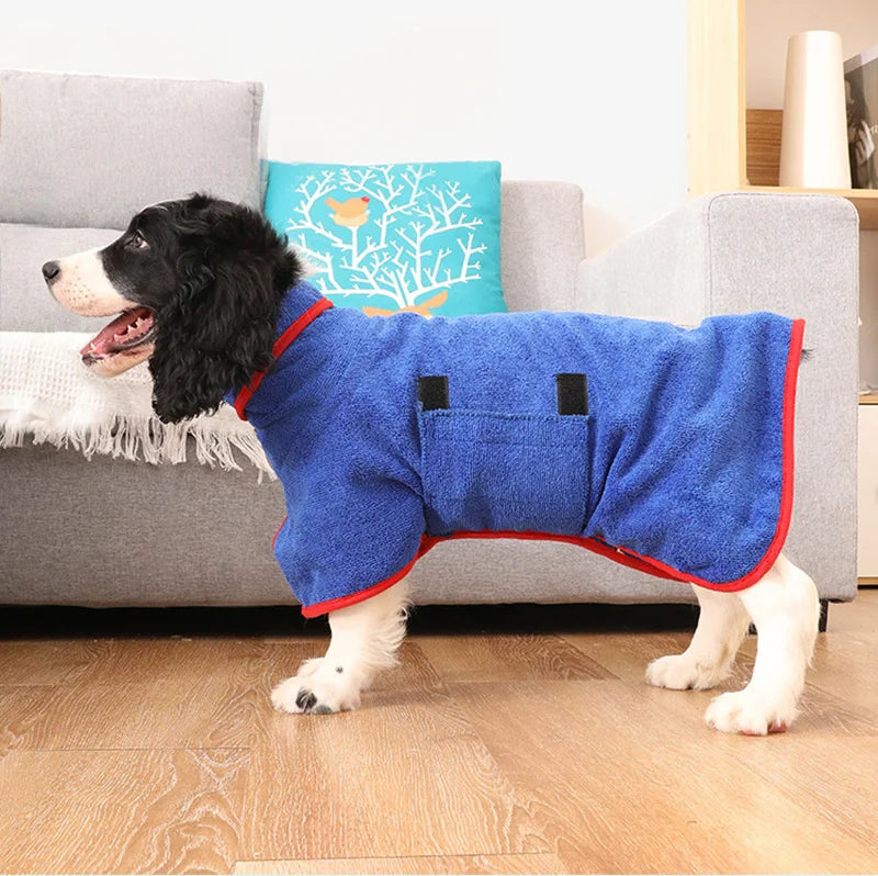 DryPup Robe | Sneldrogende hondenbadjas warm & verstelbaar
