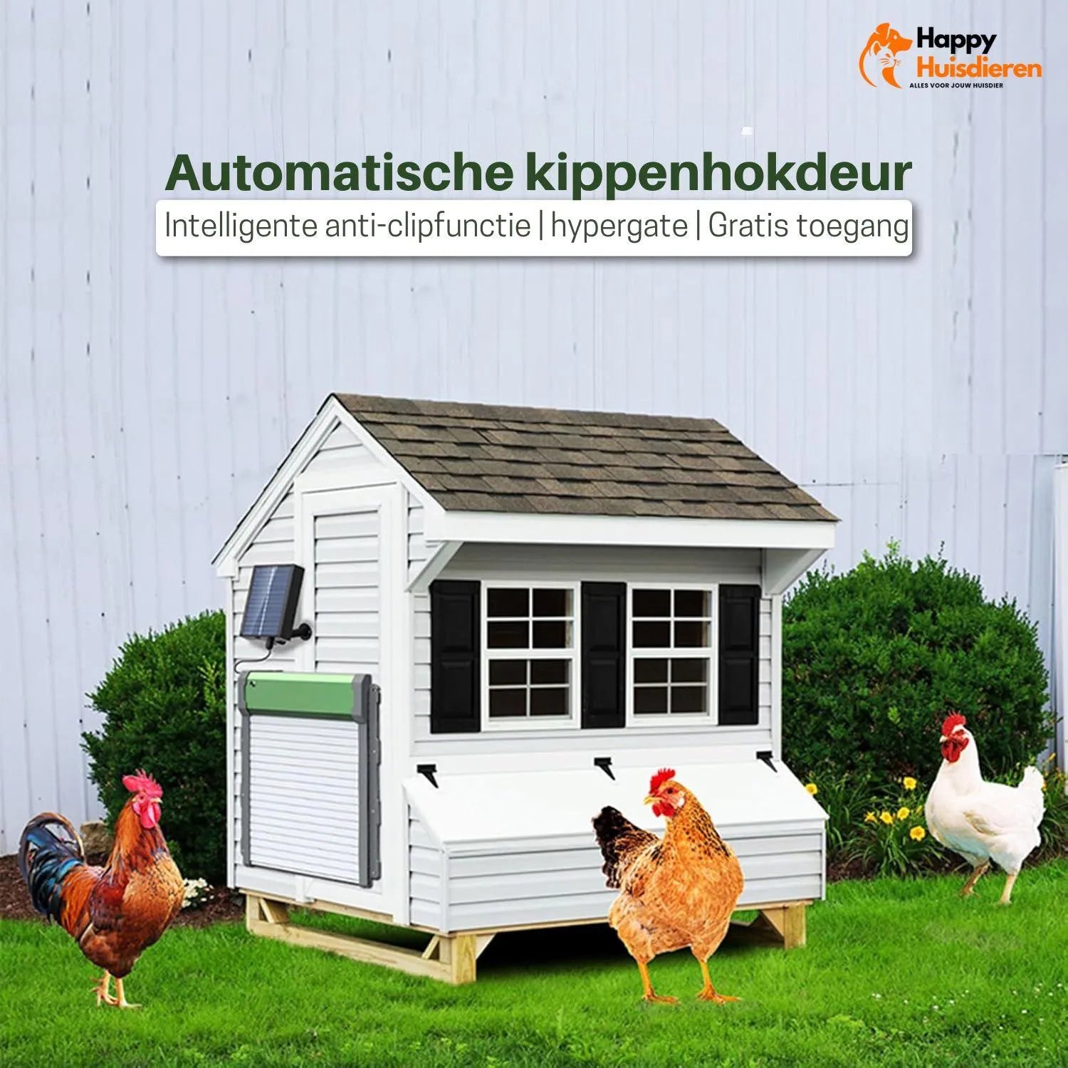 AutoHen Door | Slimme automatische kippenhokdeur met sensoren
