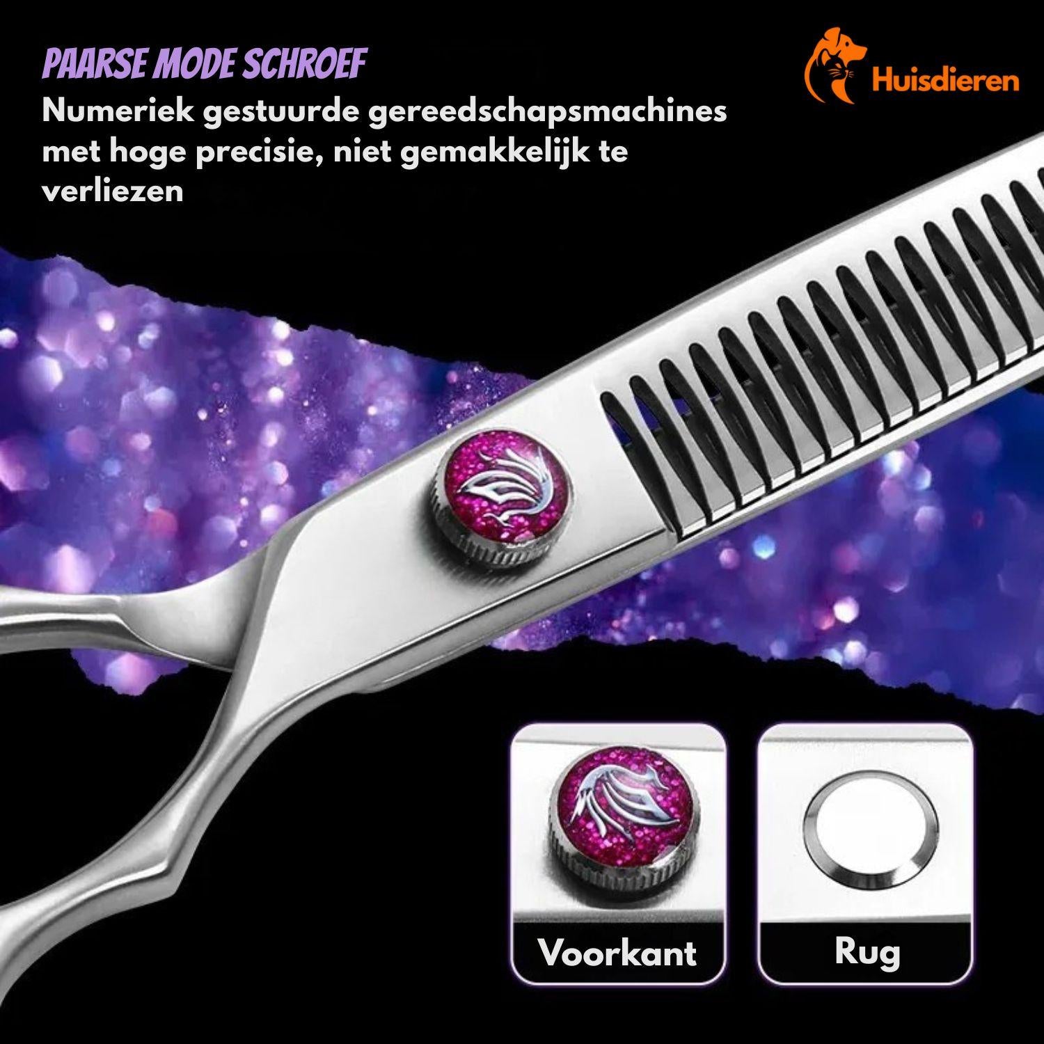 Professionele trimschaar voor huisdieren | Precisieschaar voor honden en katten voor soepel knippen