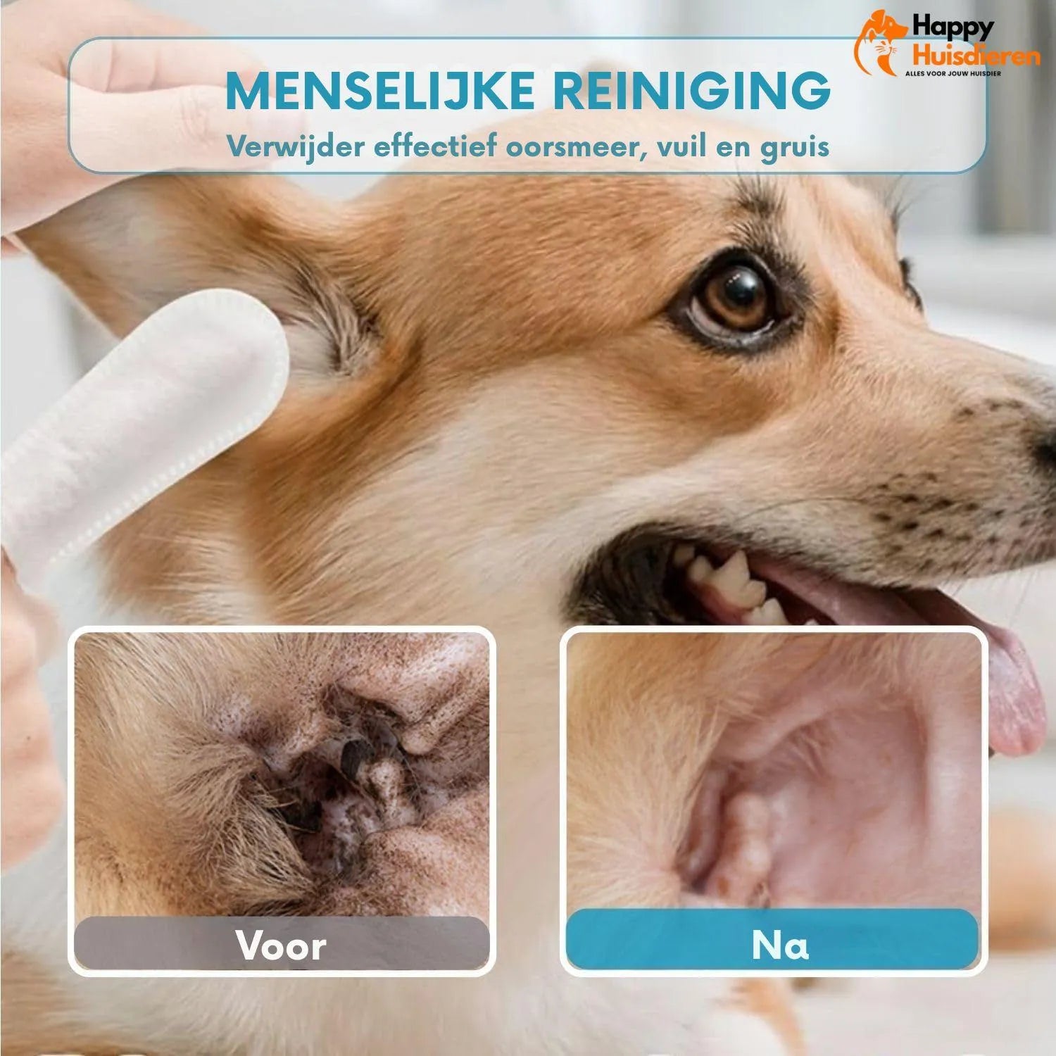 EarEase | Reinigende oor-doekjes – kalmerend & veilig voor honden en katten