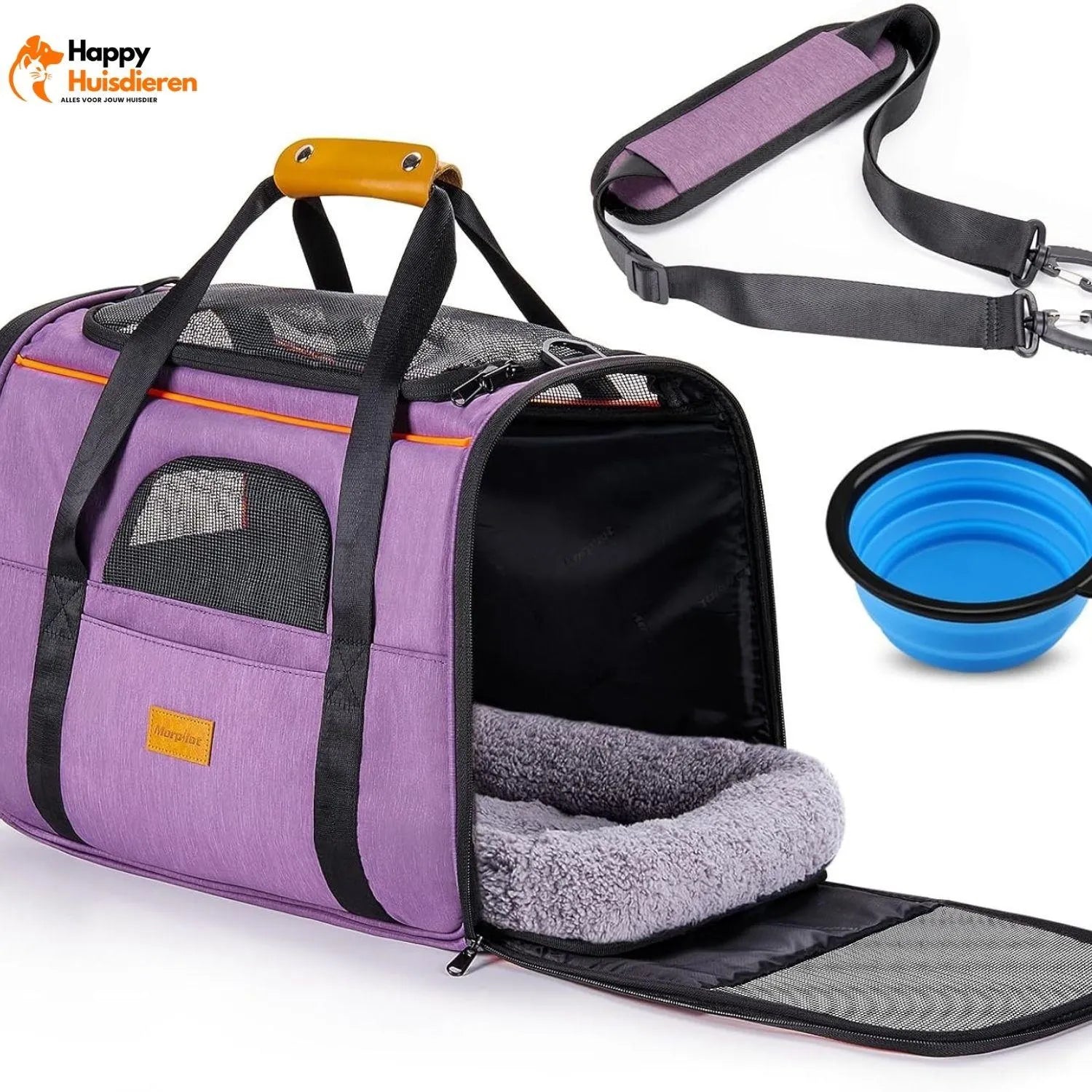 EasyPet Voyager | Draagbare Transporttas voor Huisdieren met Ademend Gaas en Verwijderbare Mat