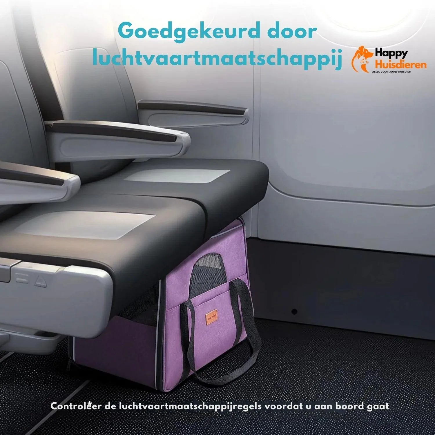 EasyPet Voyager | Draagbare Transporttas voor Huisdieren met Ademend Gaas en Verwijderbare Mat