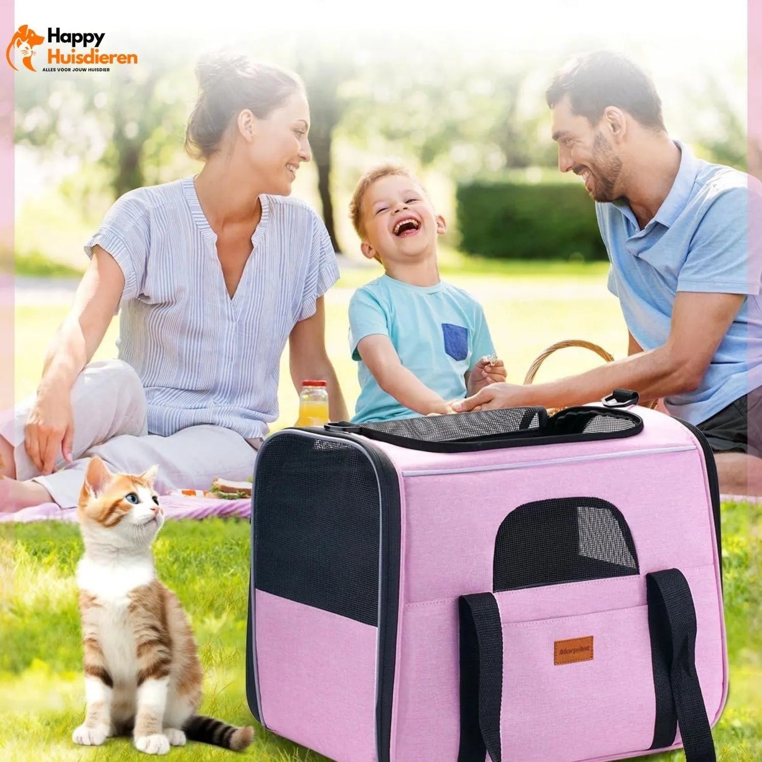 EasyPet Voyager | Draagbare Transporttas voor Huisdieren met Ademend Gaas en Verwijderbare Mat