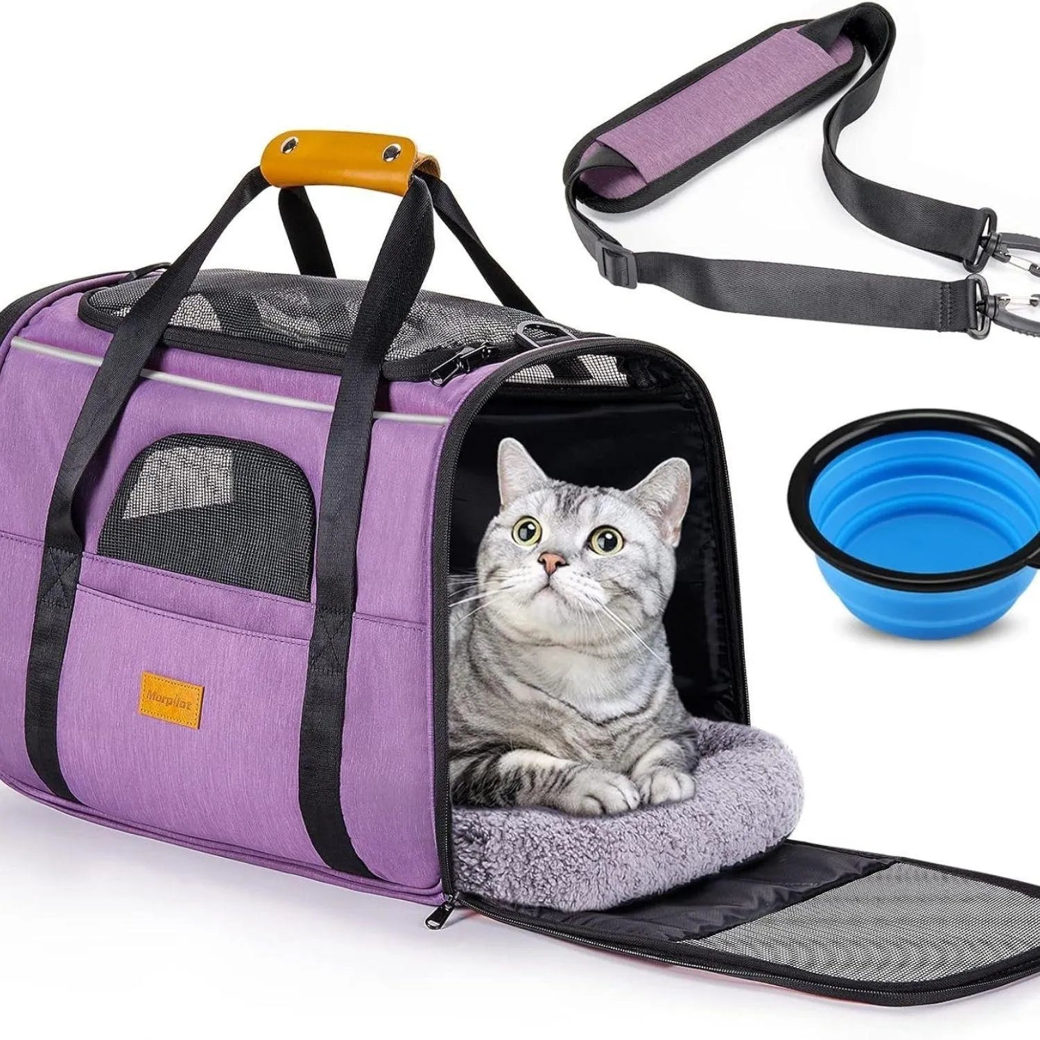 EasyPet Voyager | Draagbare Transporttas voor Huisdieren met Ademend Gaas en Verwijderbare Mat