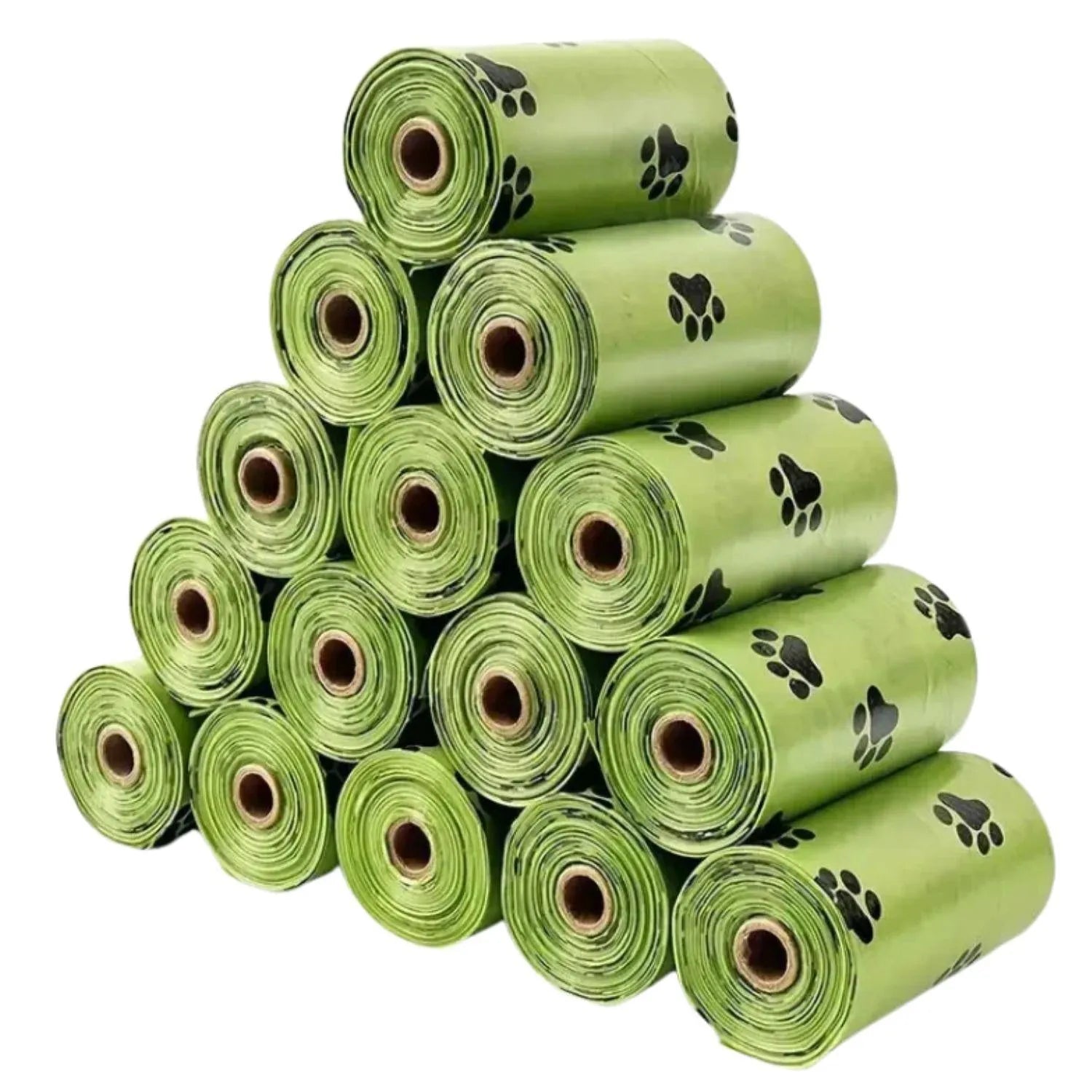 EcoGlow Set | Lekvrije poepzakjes voor huisdieren met zaklampdispenser