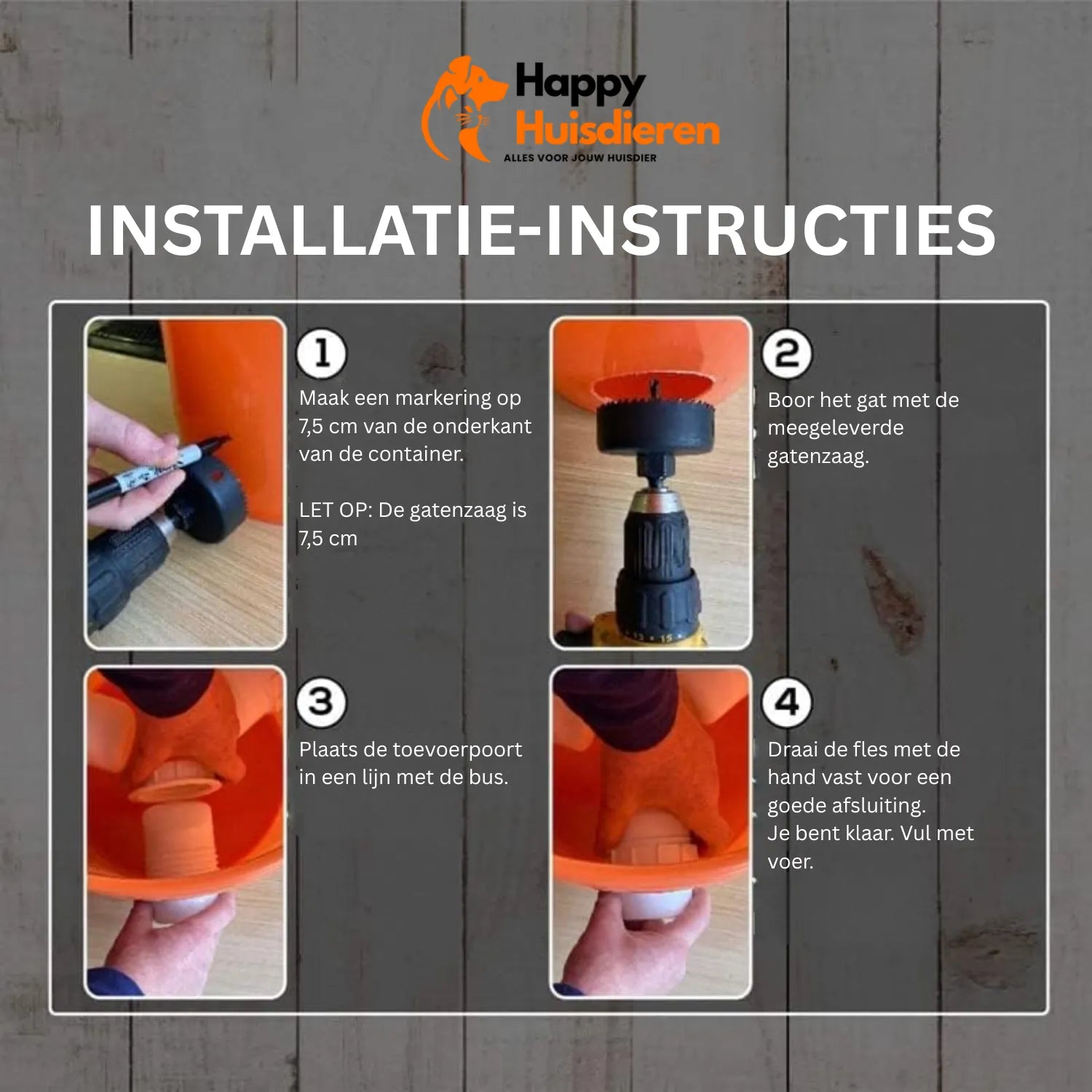 FeedFlow | Automatisch Kippenvoerstation Zonder Stroom – Hygiënisch & Tijdbesparend