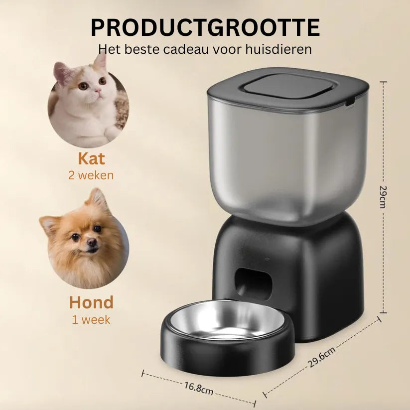 FeedSmart Voerautomaat | WiFi Huisdierdispenser met App en Stemfunctie