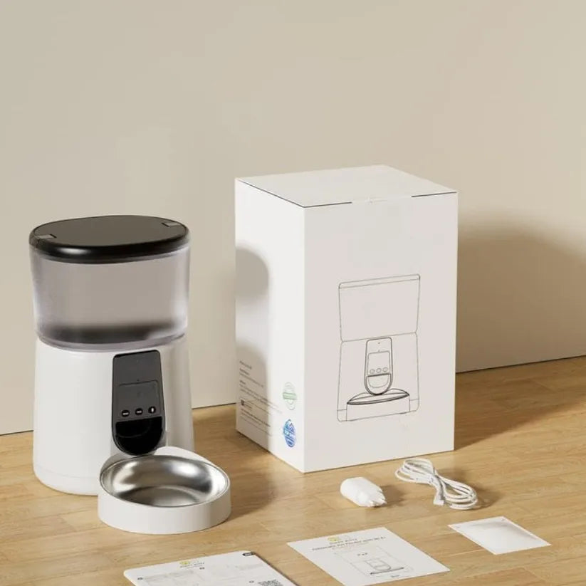 FeedSmart Voerautomaat | WiFi Huisdierdispenser met App en Stemfunctie