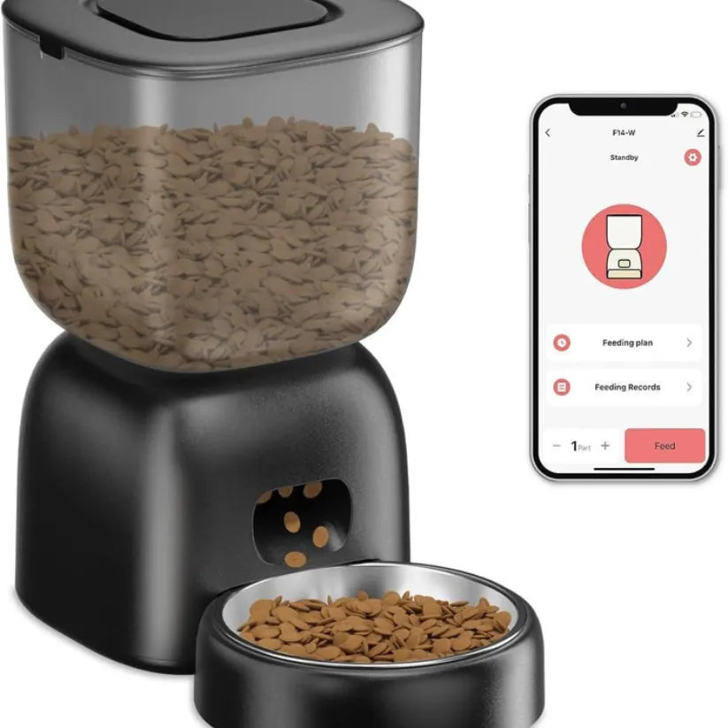 FeedSmart Voerautomaat | WiFi Huisdierdispenser met App en Stemfunctie