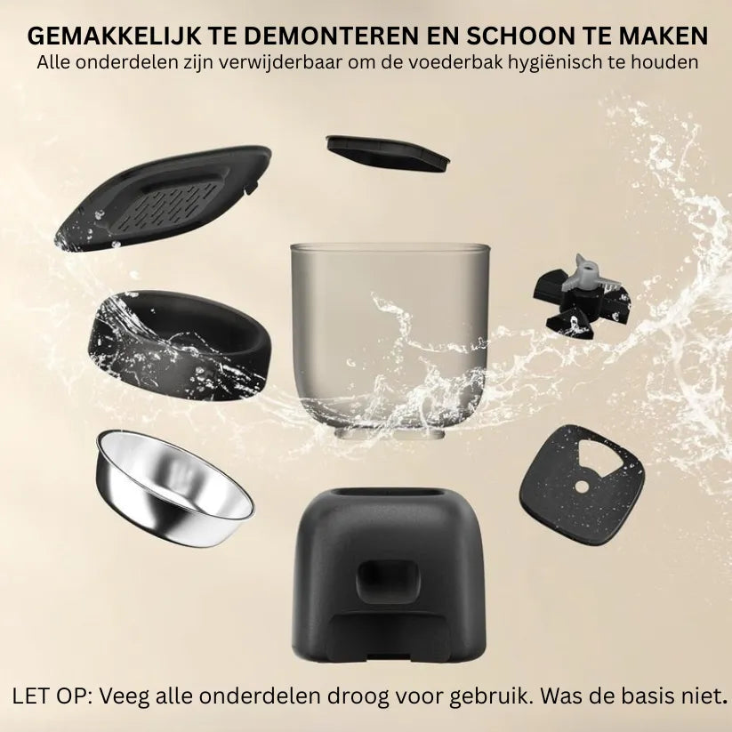 FeedSmart Voerautomaat | WiFi Huisdierdispenser met App en Stemfunctie