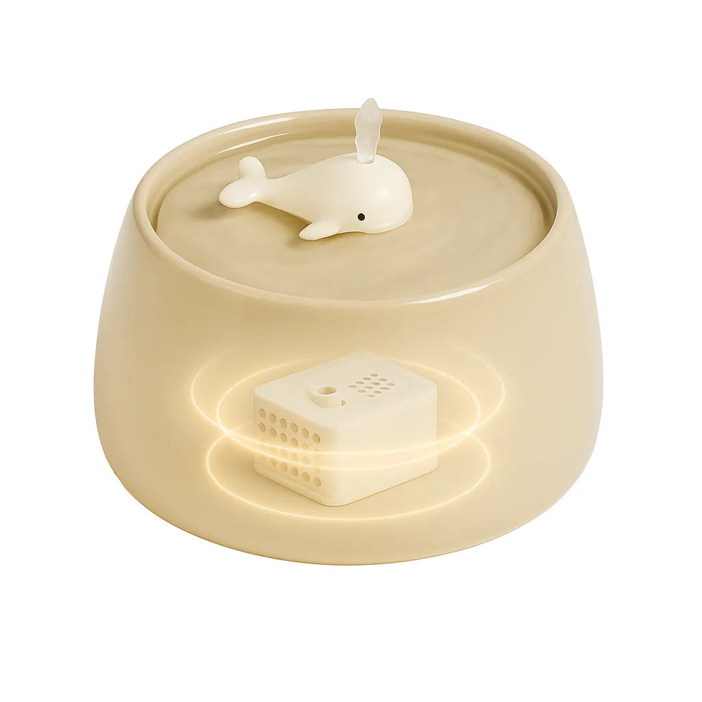 Felina Kattenfontein | Keramische Drinkfontein met Stromend Water & Filter