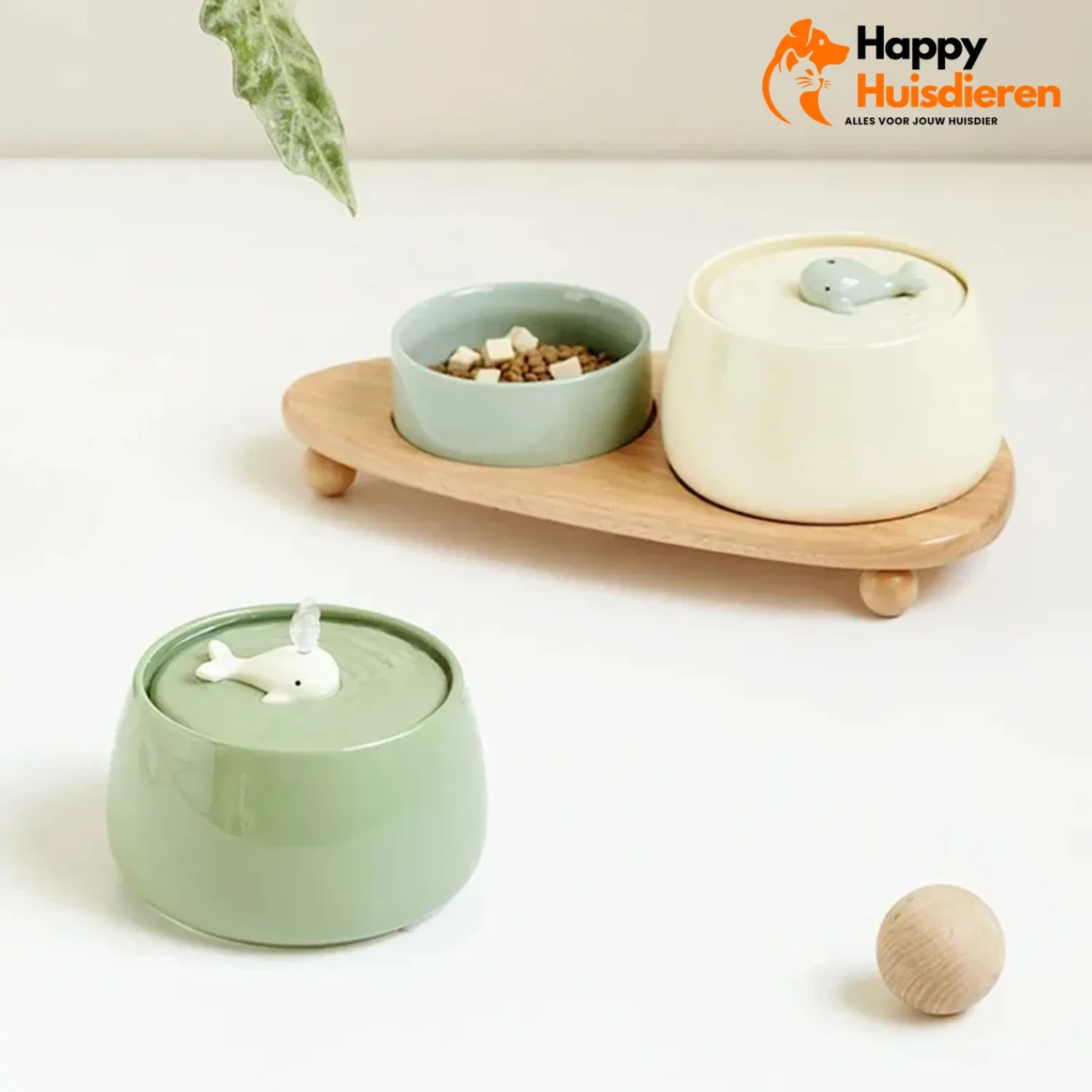 Felina Kattenfontein | Keramische Drinkfontein met Stromend Water & Filter