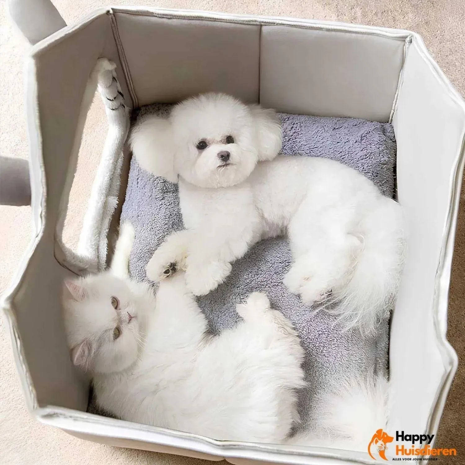 FelineCave | Knusse kattenmand met beschutte ingang