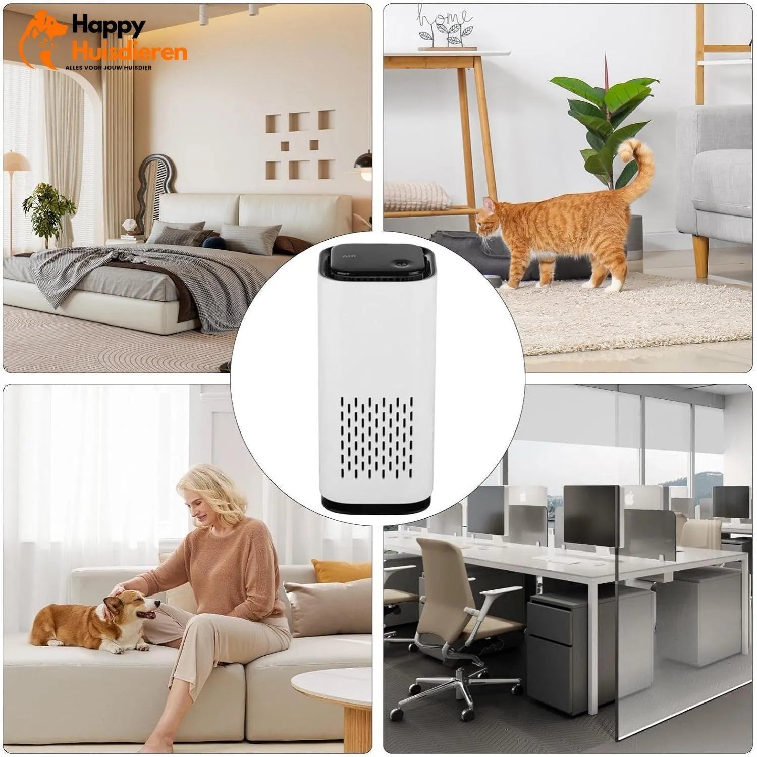 FreshPaws | Geurverwijderaar voor huisdieren – stille luchtreiniger met fris resultaat