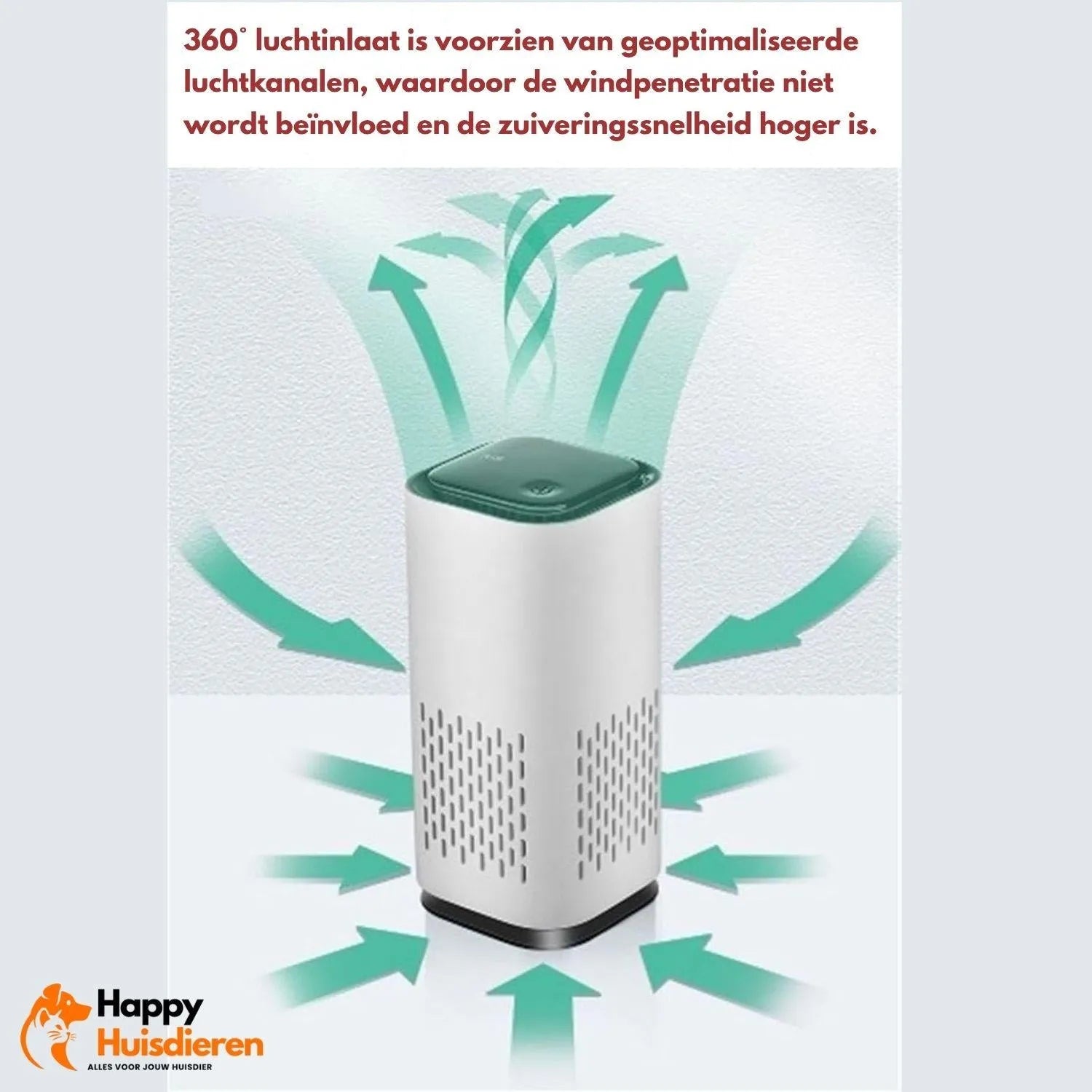 FreshPaws | Geurverwijderaar voor huisdieren – stille luchtreiniger met fris resultaat