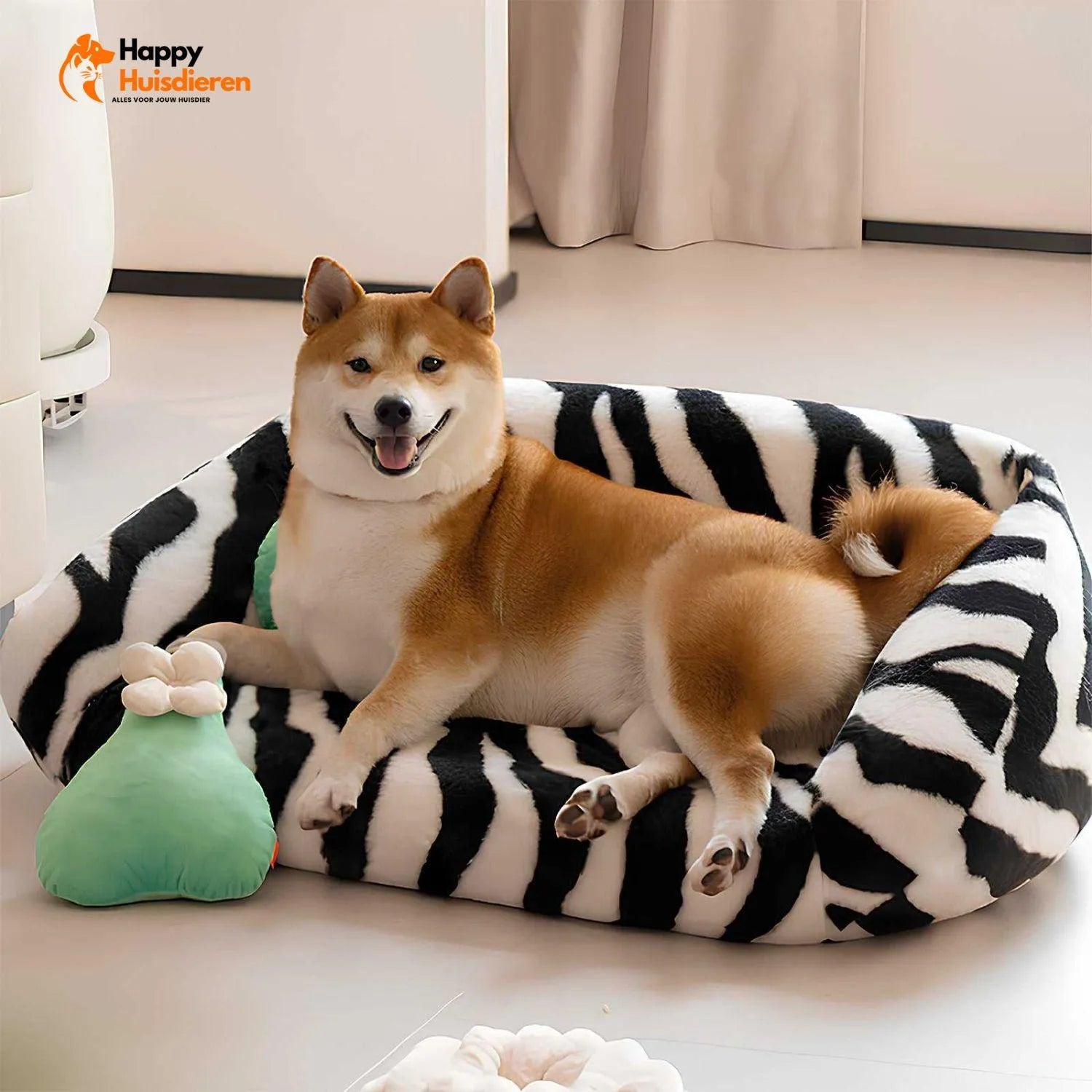 FurStripe | Moderne Hondenbank met Eenvoudig Onderhoud
