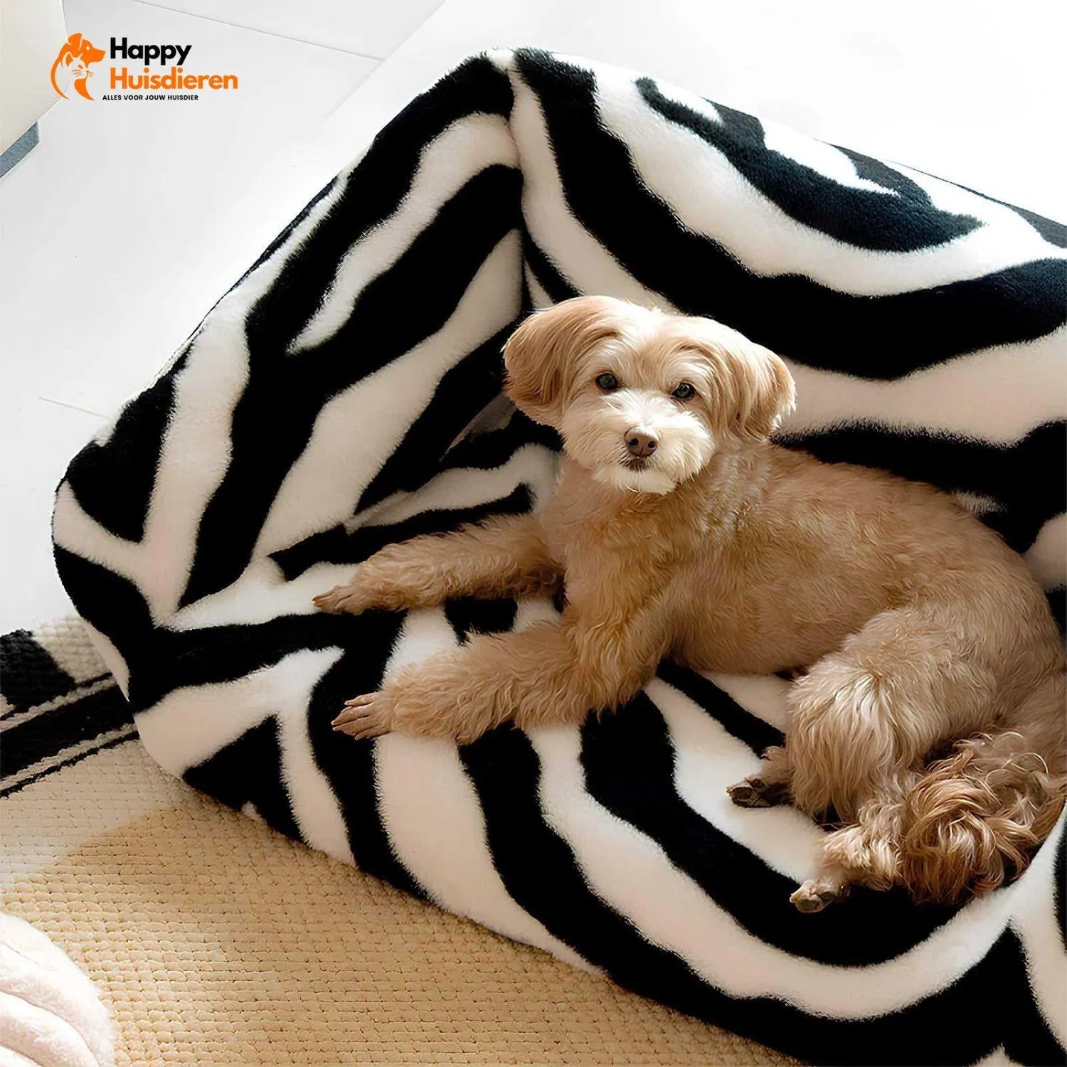 FurStripe | Moderne Hondenbank met Eenvoudig Onderhoud