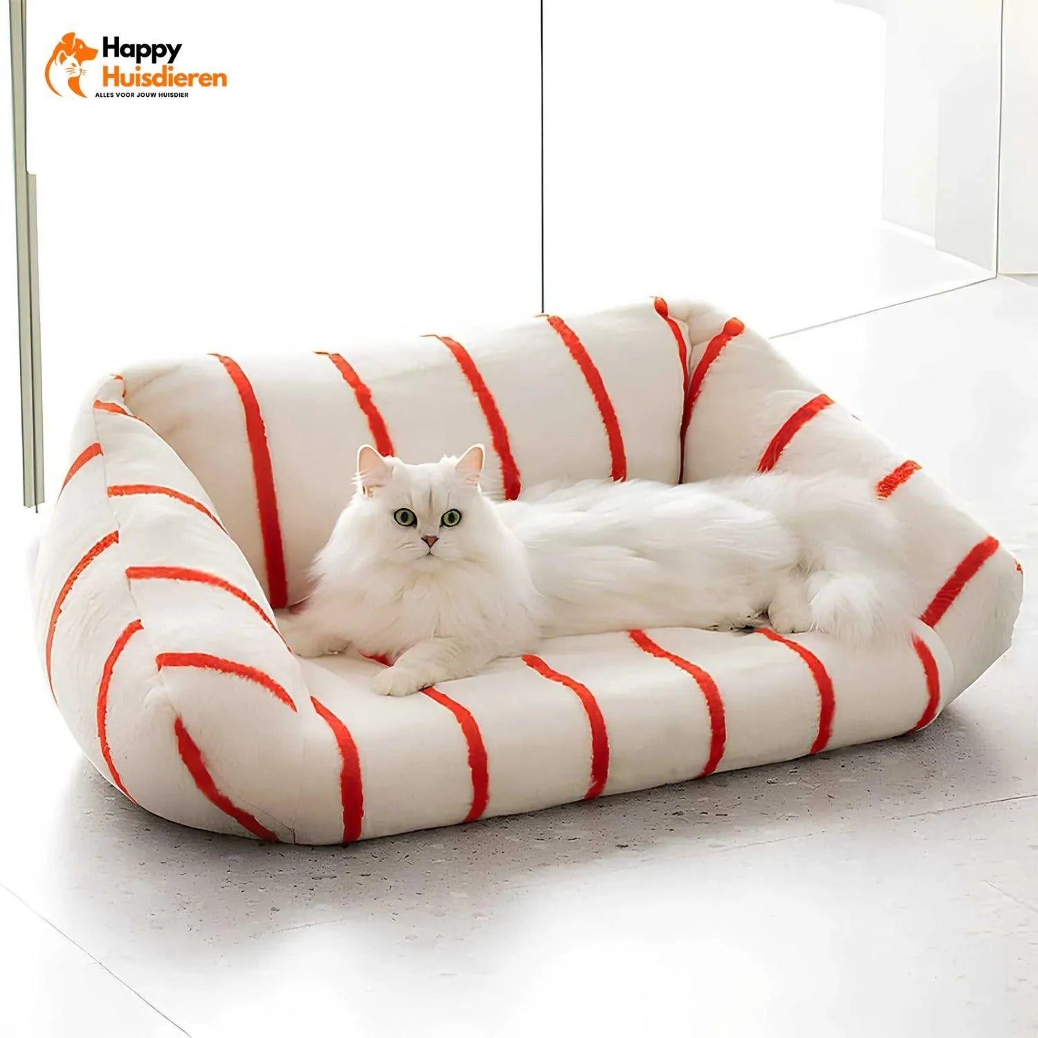 FurStripe | Moderne Hondenbank met Eenvoudig Onderhoud