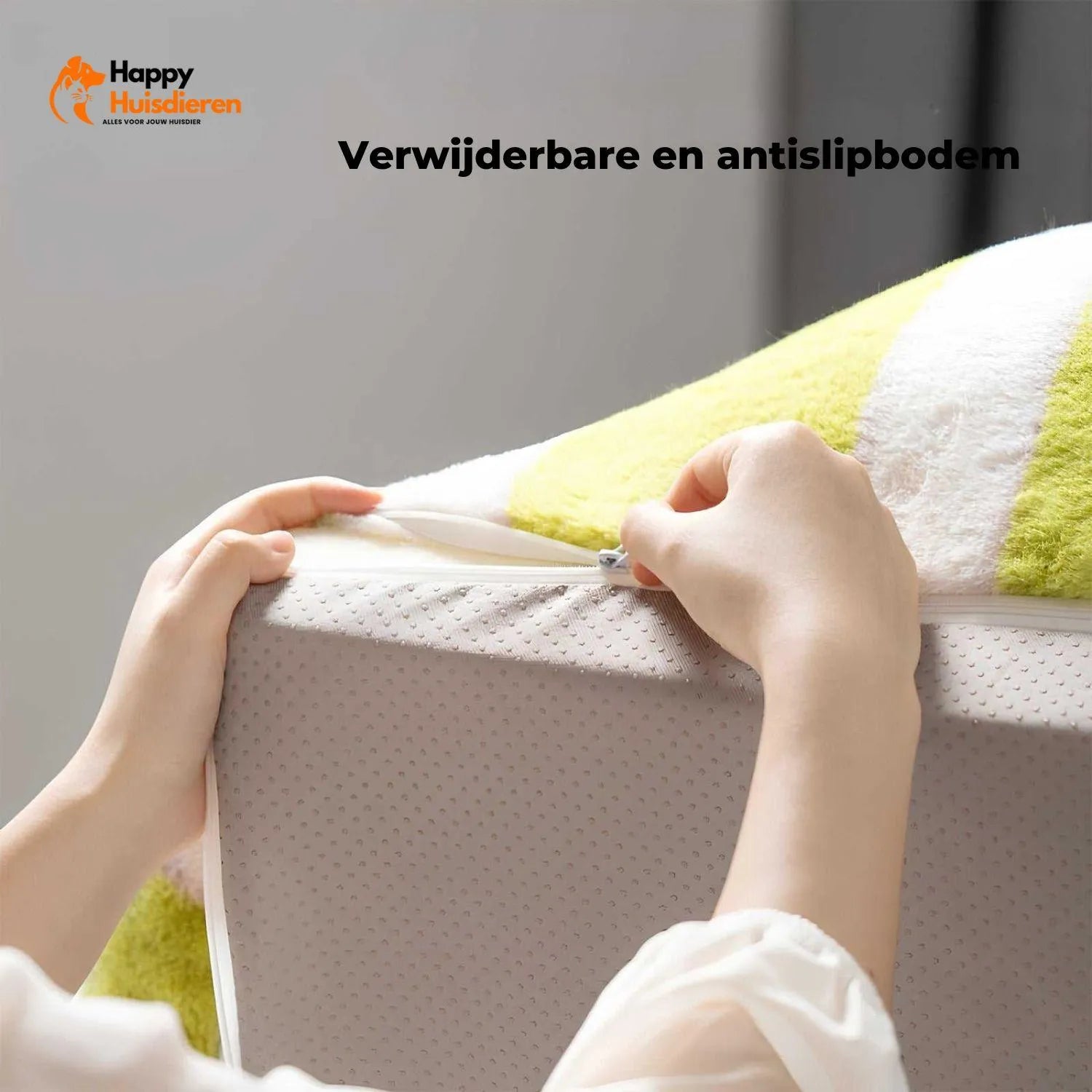 FurStripe | Moderne Hondenbank met Eenvoudig Onderhoud