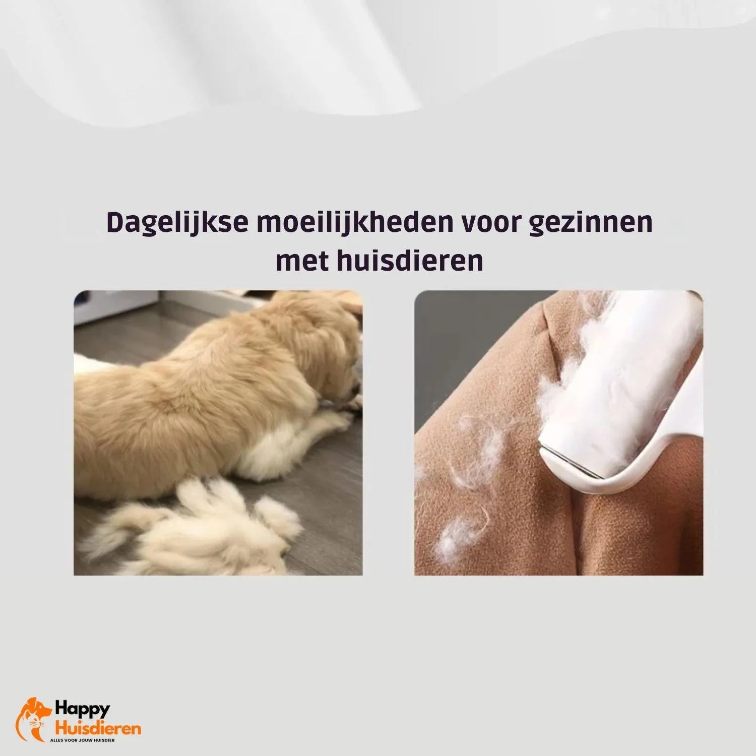 FurVac | Draadloze haarzuigborstel – stille verzorging & schoon huis zonder moeite