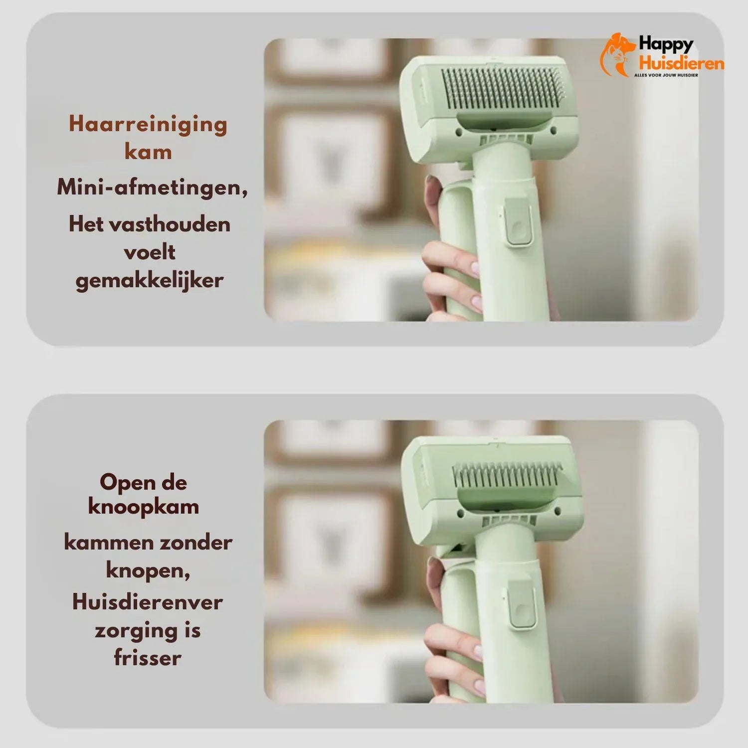 FurVac | Draadloze haarzuigborstel – stille verzorging & schoon huis zonder moeite