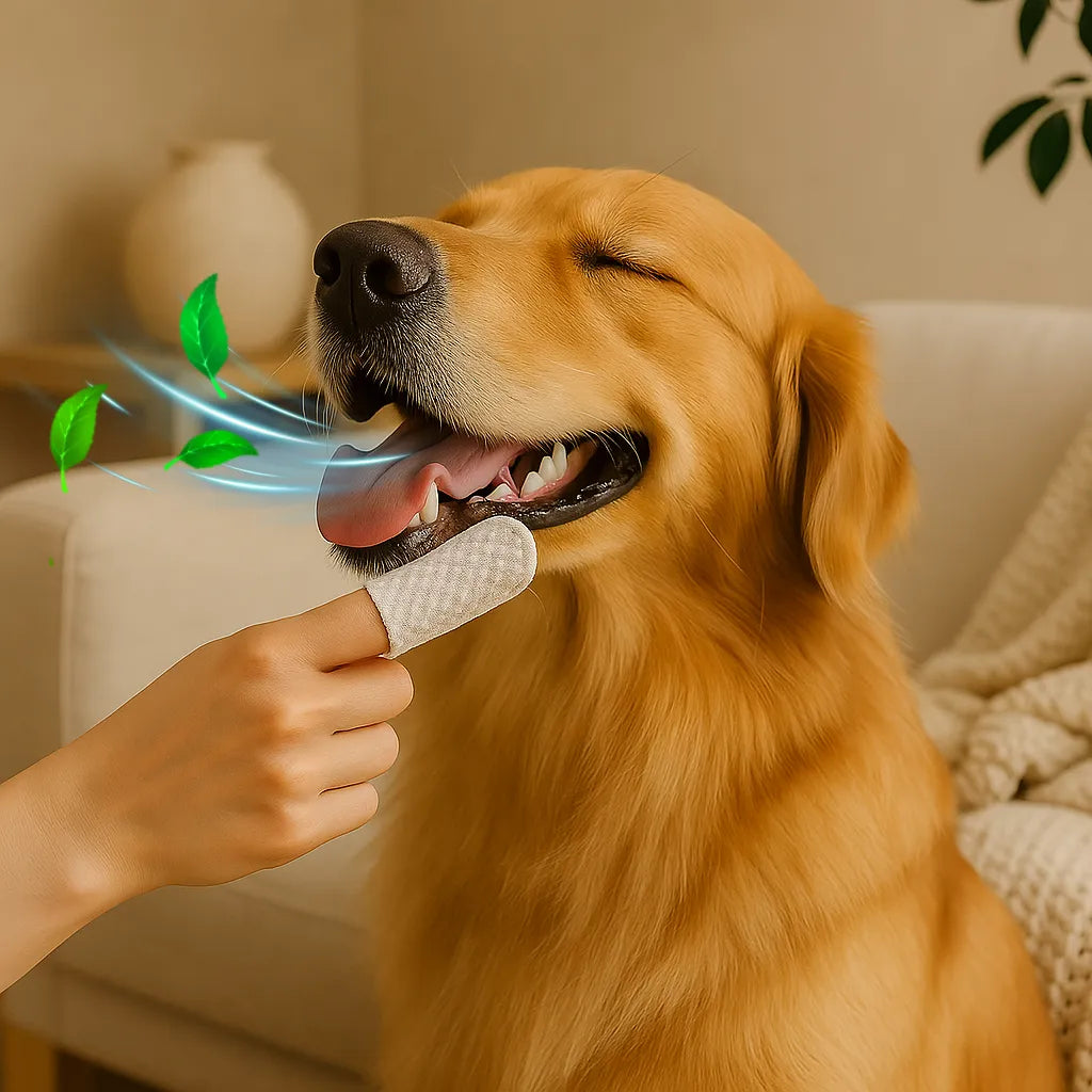 Gebitsdoekjes SmileSwipe | Vingerdoekjes hond & kat frisse adem