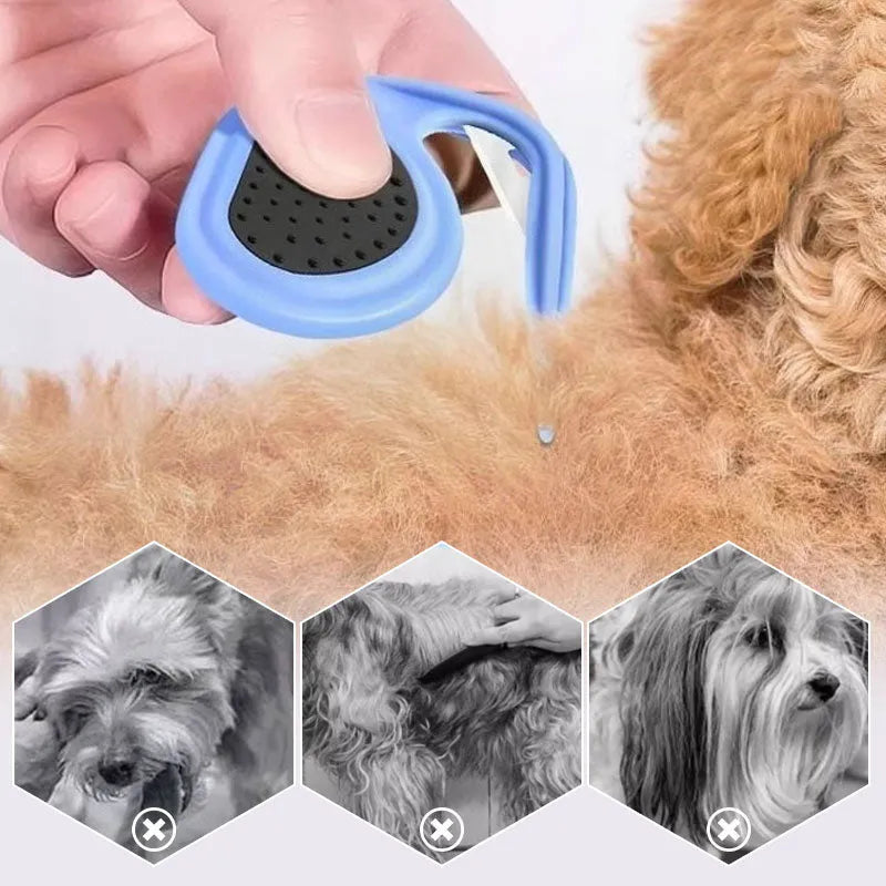 GlowGroom | Vachtverzorgingsborstel voor honden en katten zonder stress of klitten
