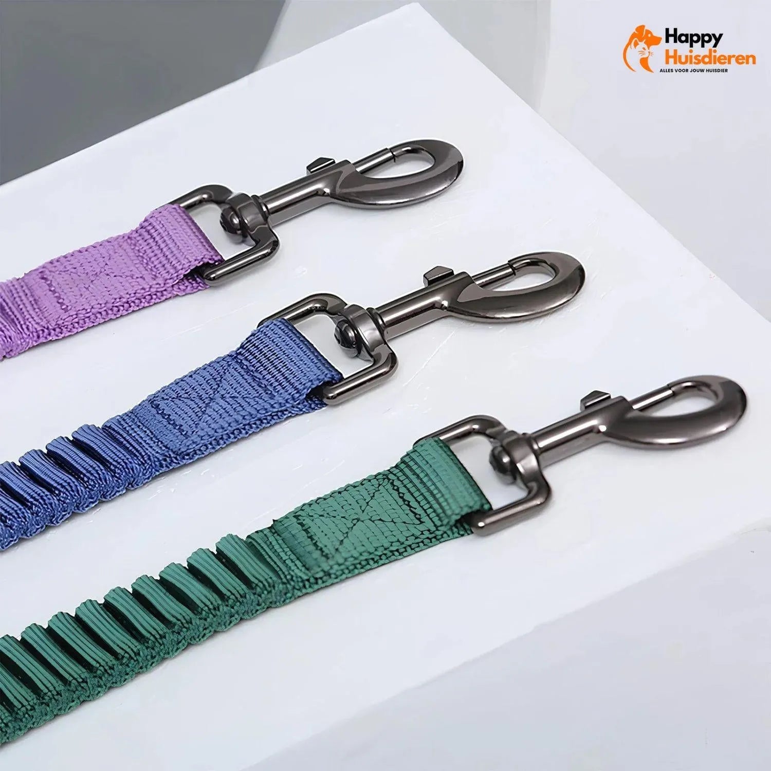 GlowTrail Set | Comfortabel Verstelbaar Hondentuig met Reflectie en Lijn