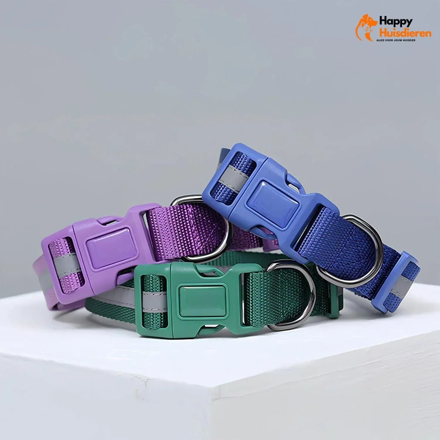 GlowTrail Set | Comfortabel Verstelbaar Hondentuig met Reflectie en Lijn