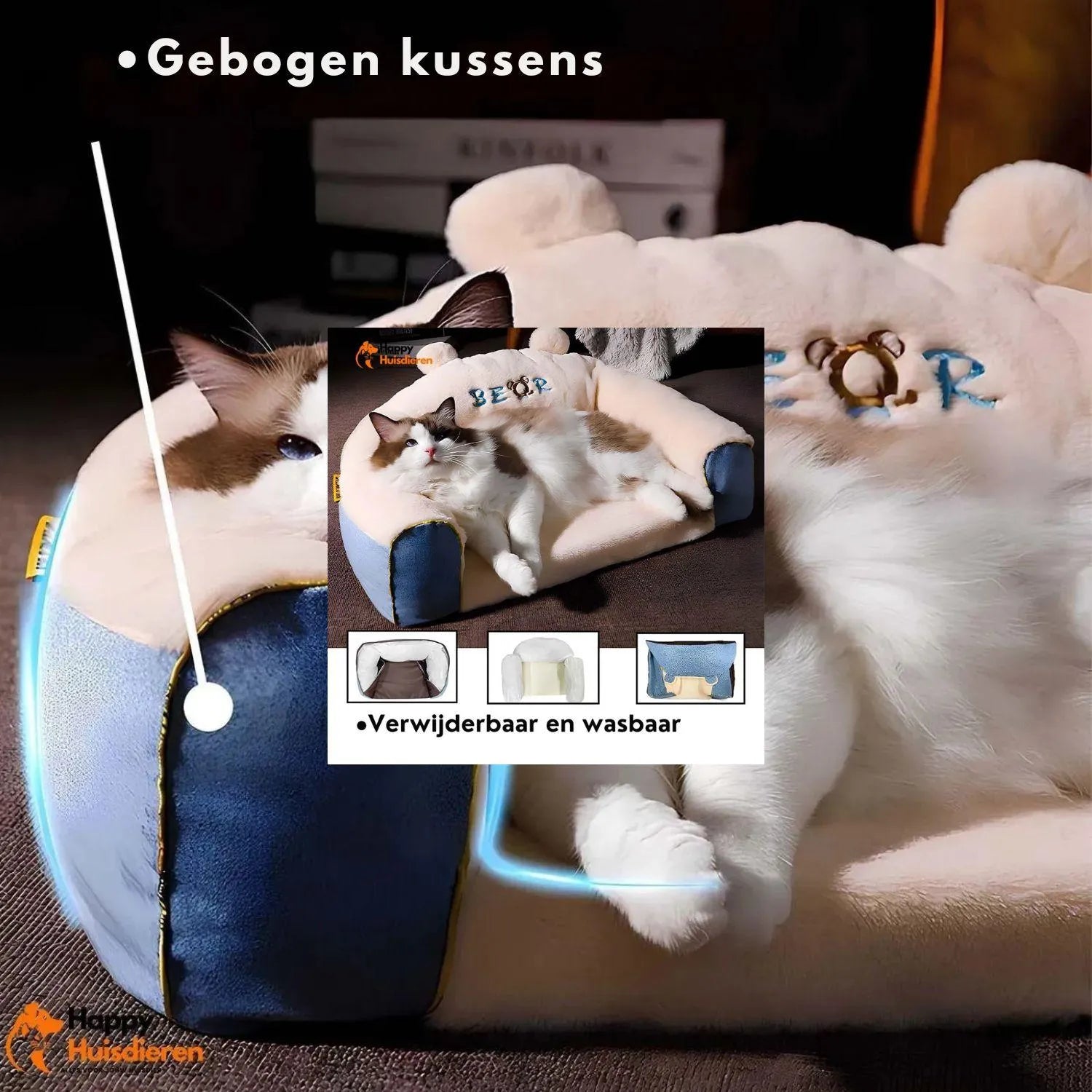 GlowTrail Set | Comfortabel Verstelbaar Hondentuig met Reflectie en Lijn