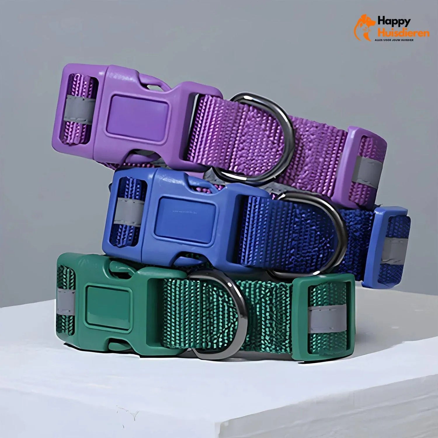 GlowTrail Set | Comfortabel Verstelbaar Hondentuig met Reflectie en Lijn