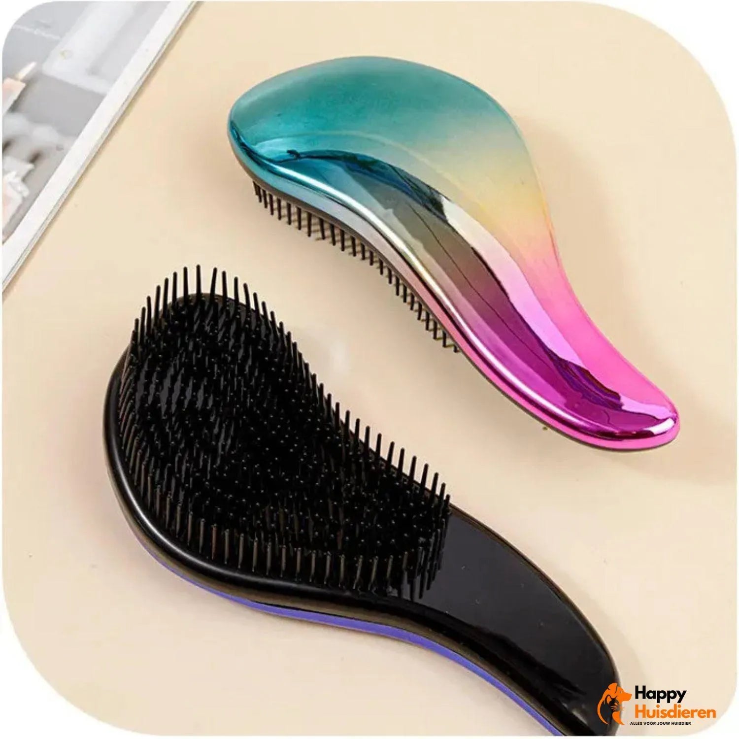 GroomEase Brush | Hondenborstel voor glanzende vacht & stressvrije verzorging