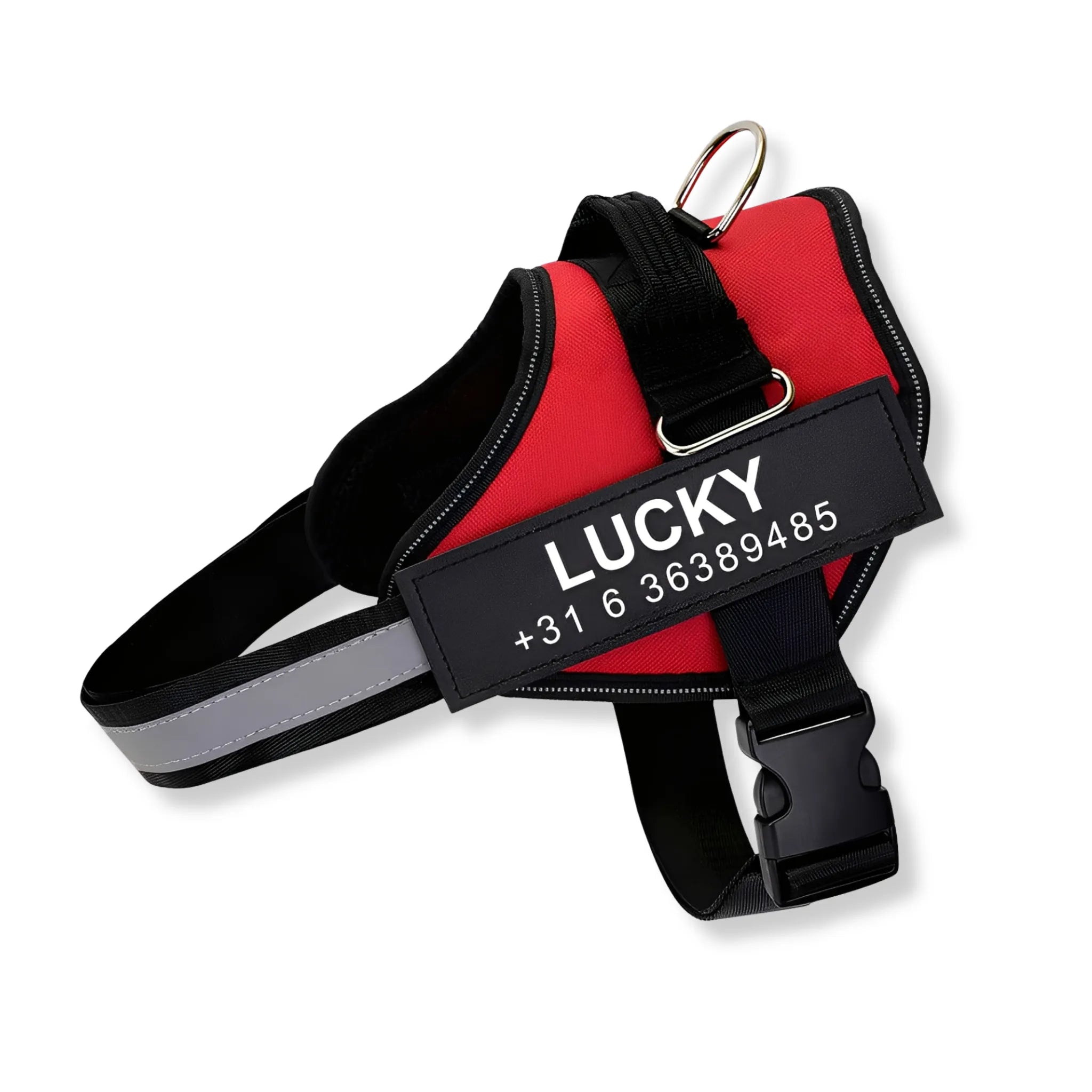 Guardian – Anti-Trek Gepersonaliseerd Hondentuig met Naamgravure en Telefoonnummer | Comfortabel & Veilig