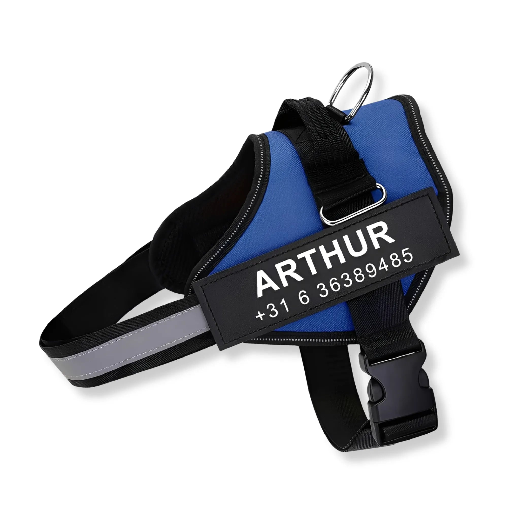 Guardian – Anti-Trek Gepersonaliseerd Hondentuig met Naamgravure en Telefoonnummer | Comfortabel & Veilig
