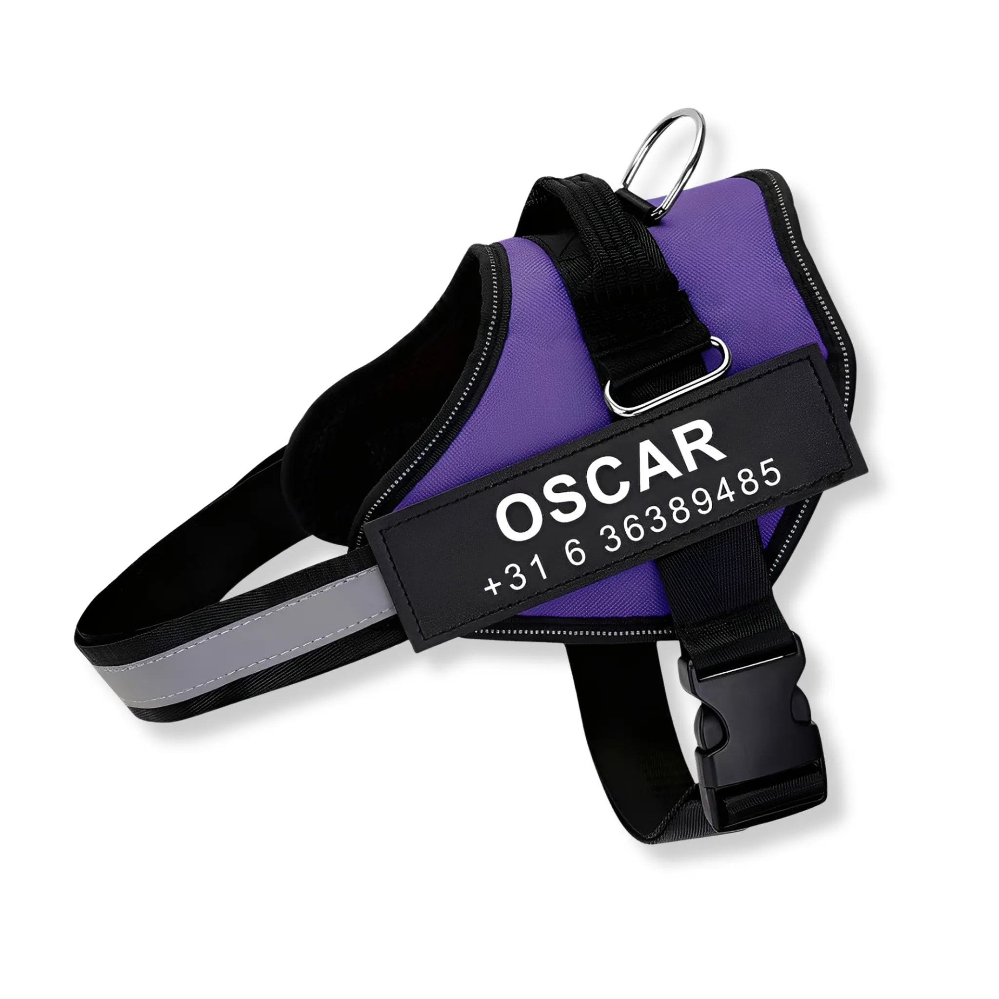 Guardian – Anti-Trek Gepersonaliseerd Hondentuig met Naamgravure en Telefoonnummer | Comfortabel & Veilig